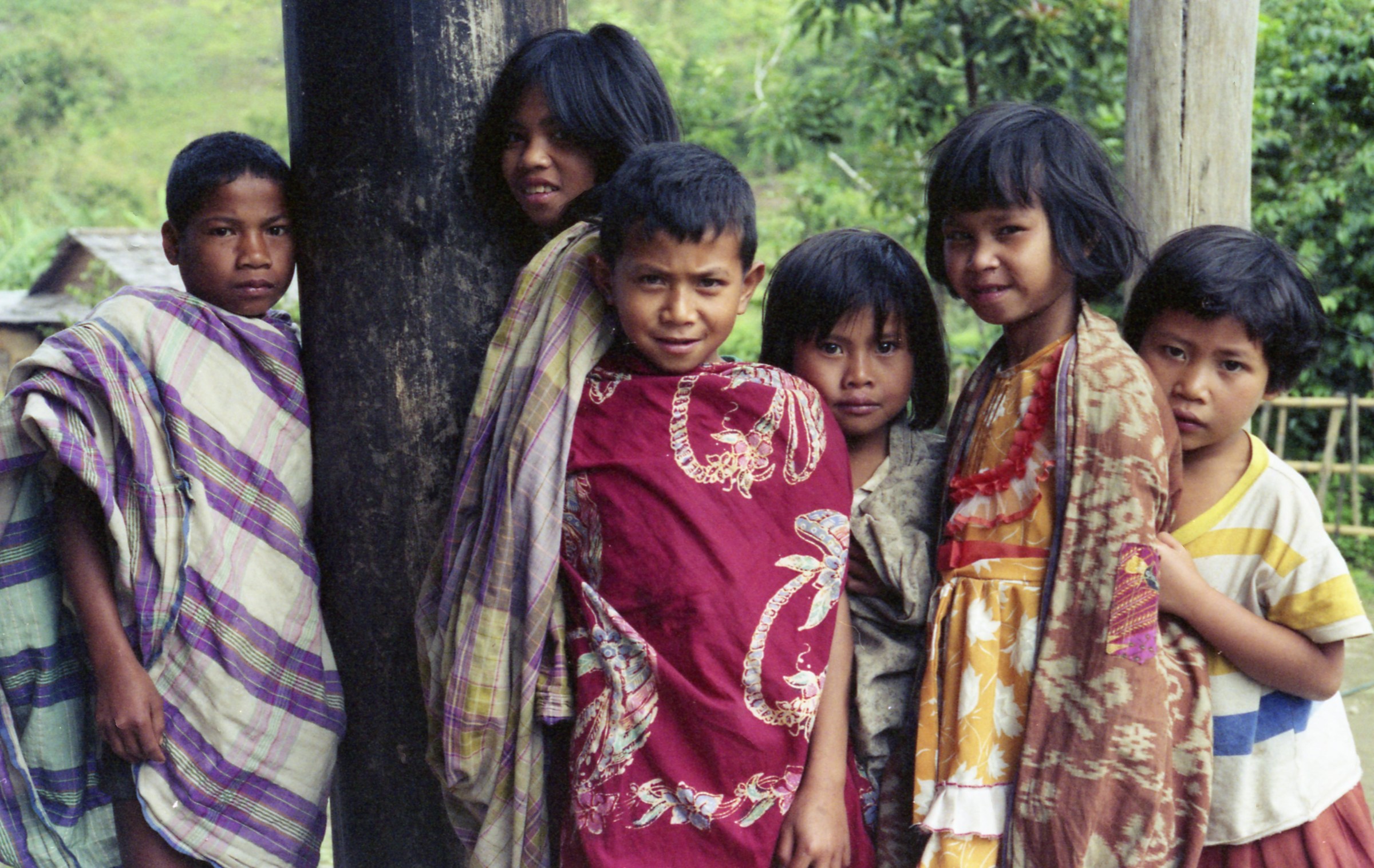 Indonesian children in 1992...
