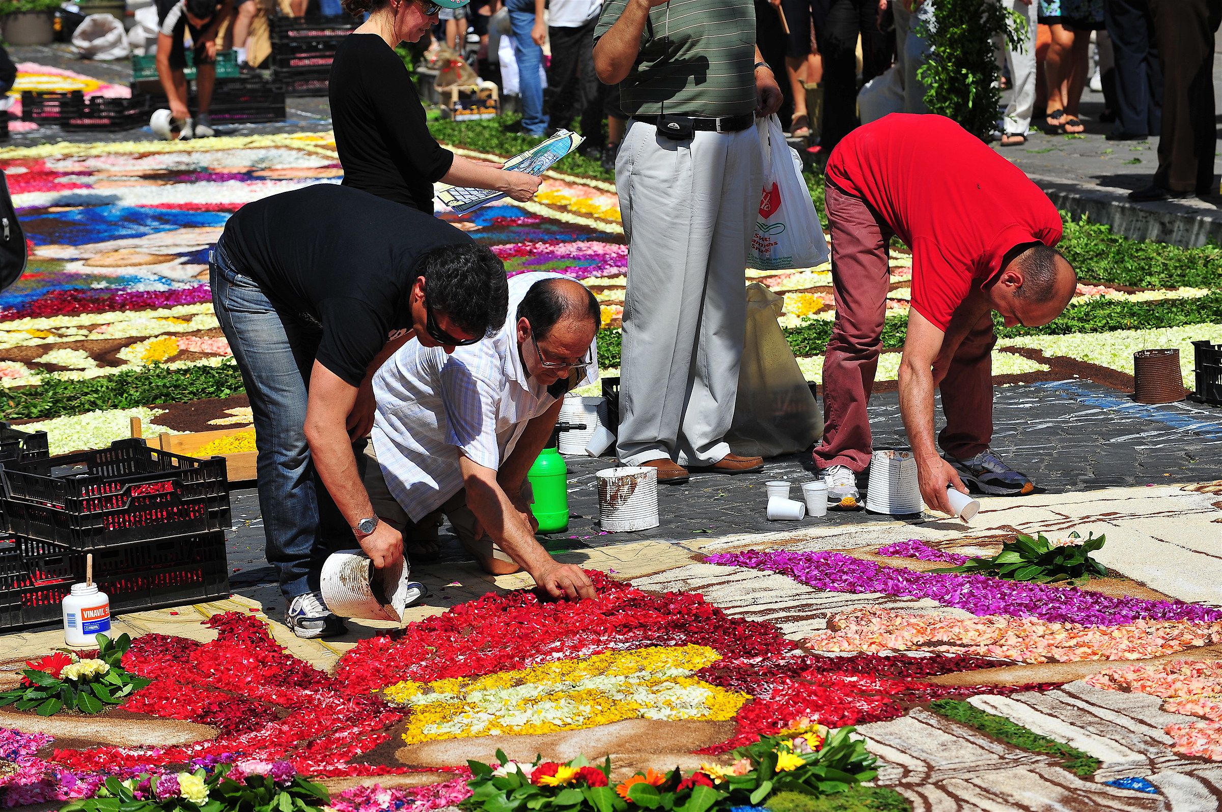 The Flower Festival in Genzano di Roma...