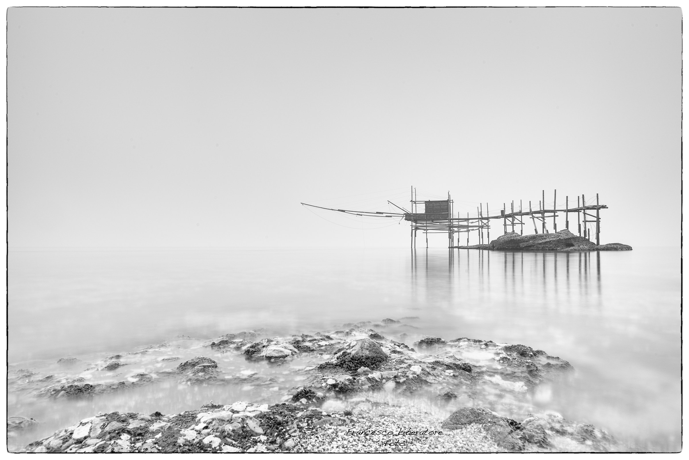 between the fog ......
