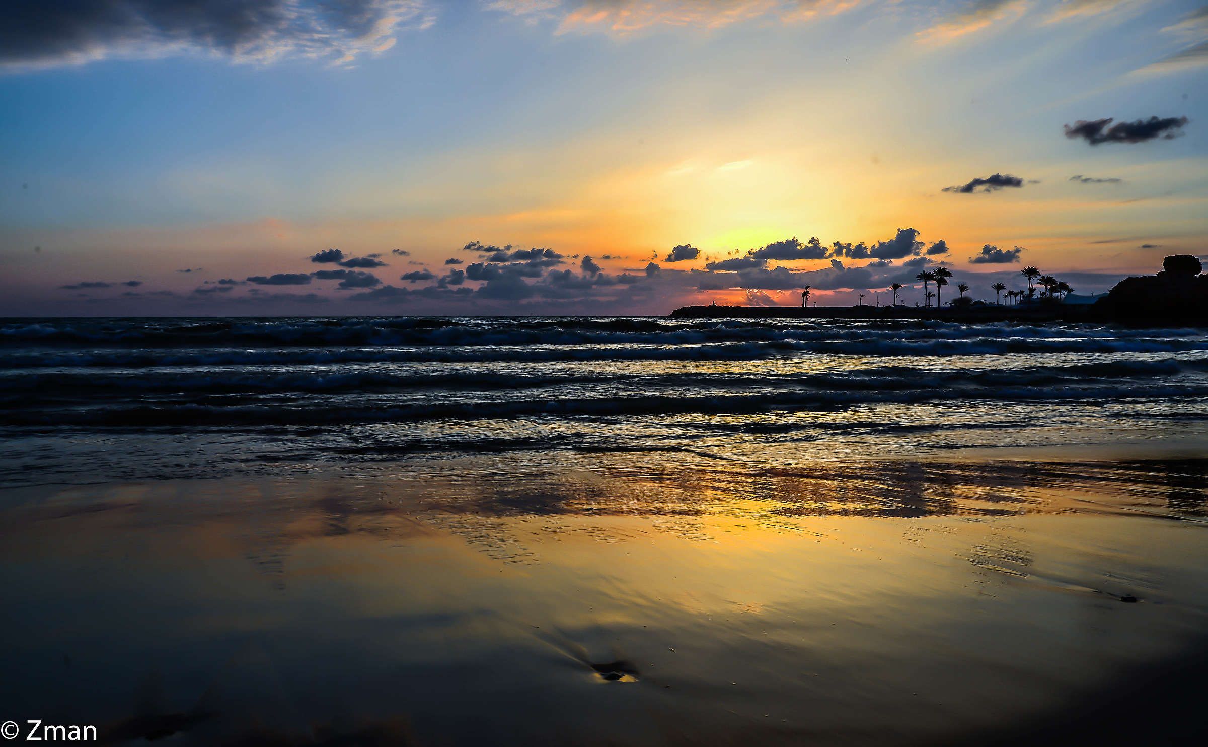 White Sands Beach al tramonto...