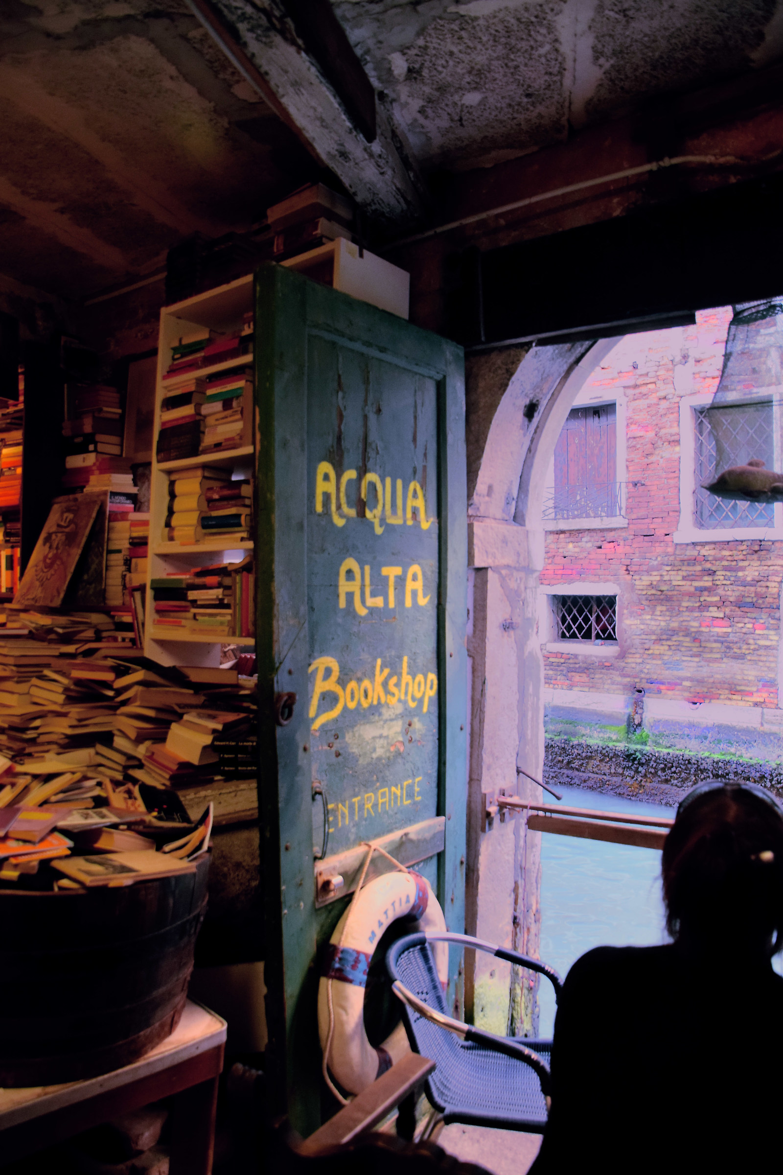 The Acqua Alta Library, Venice...