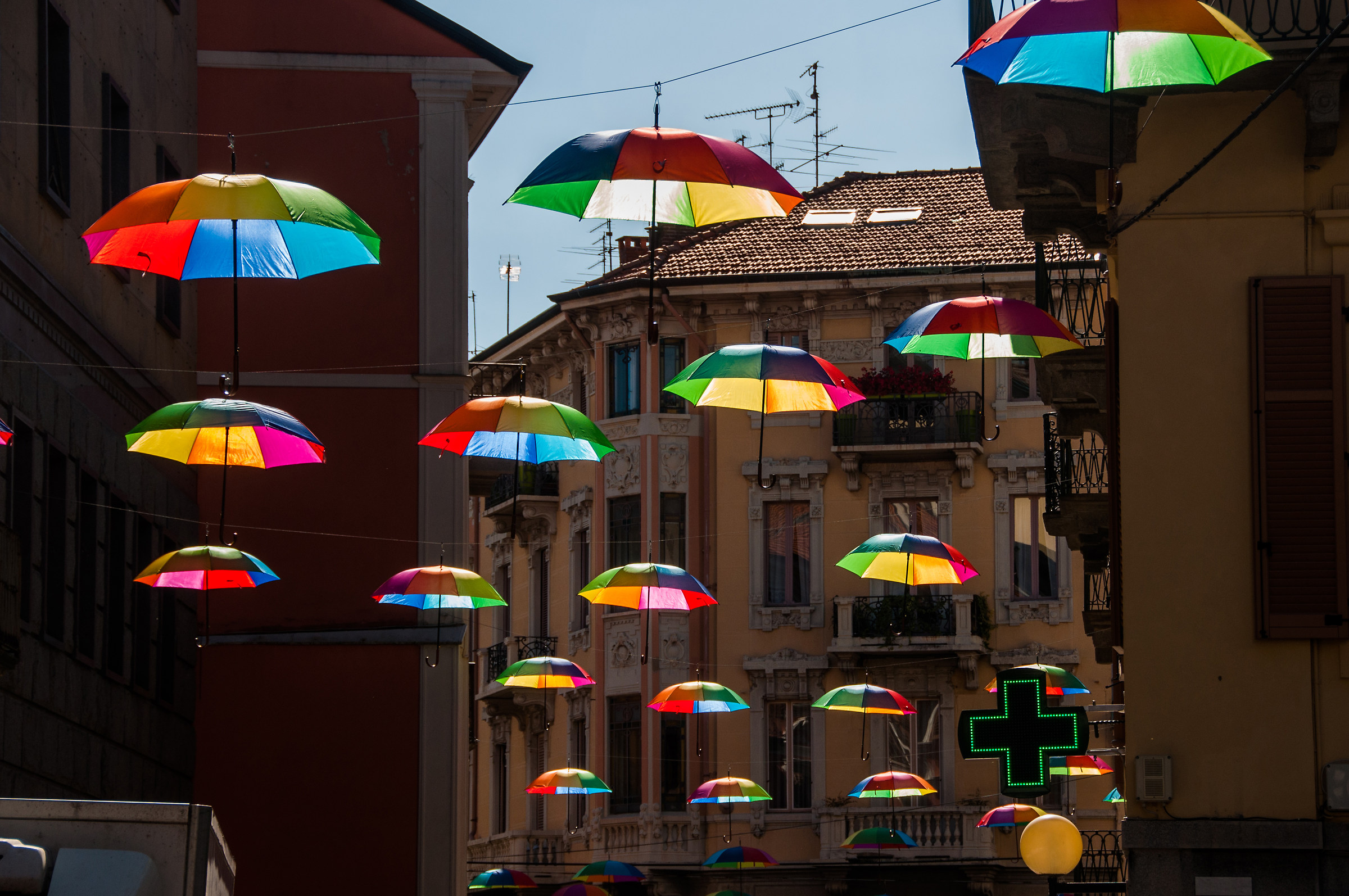 Biella Umbrellas in via Italy 7...