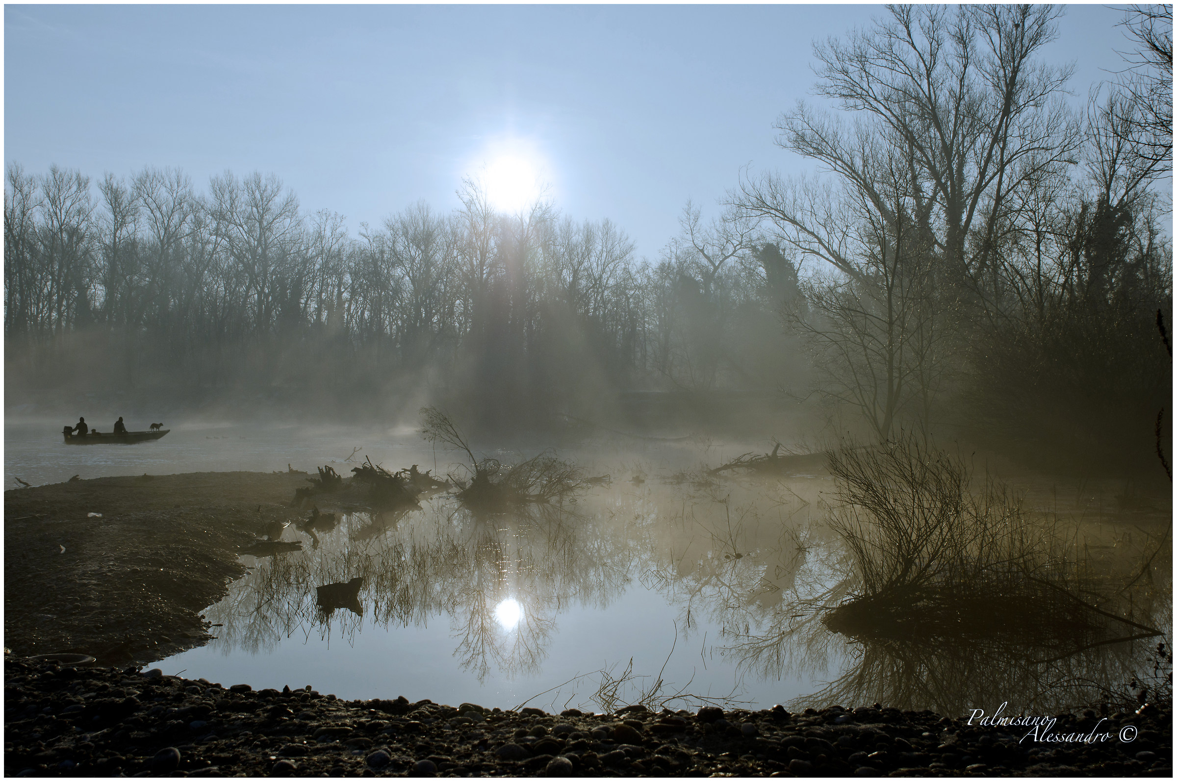winter river Ticino...