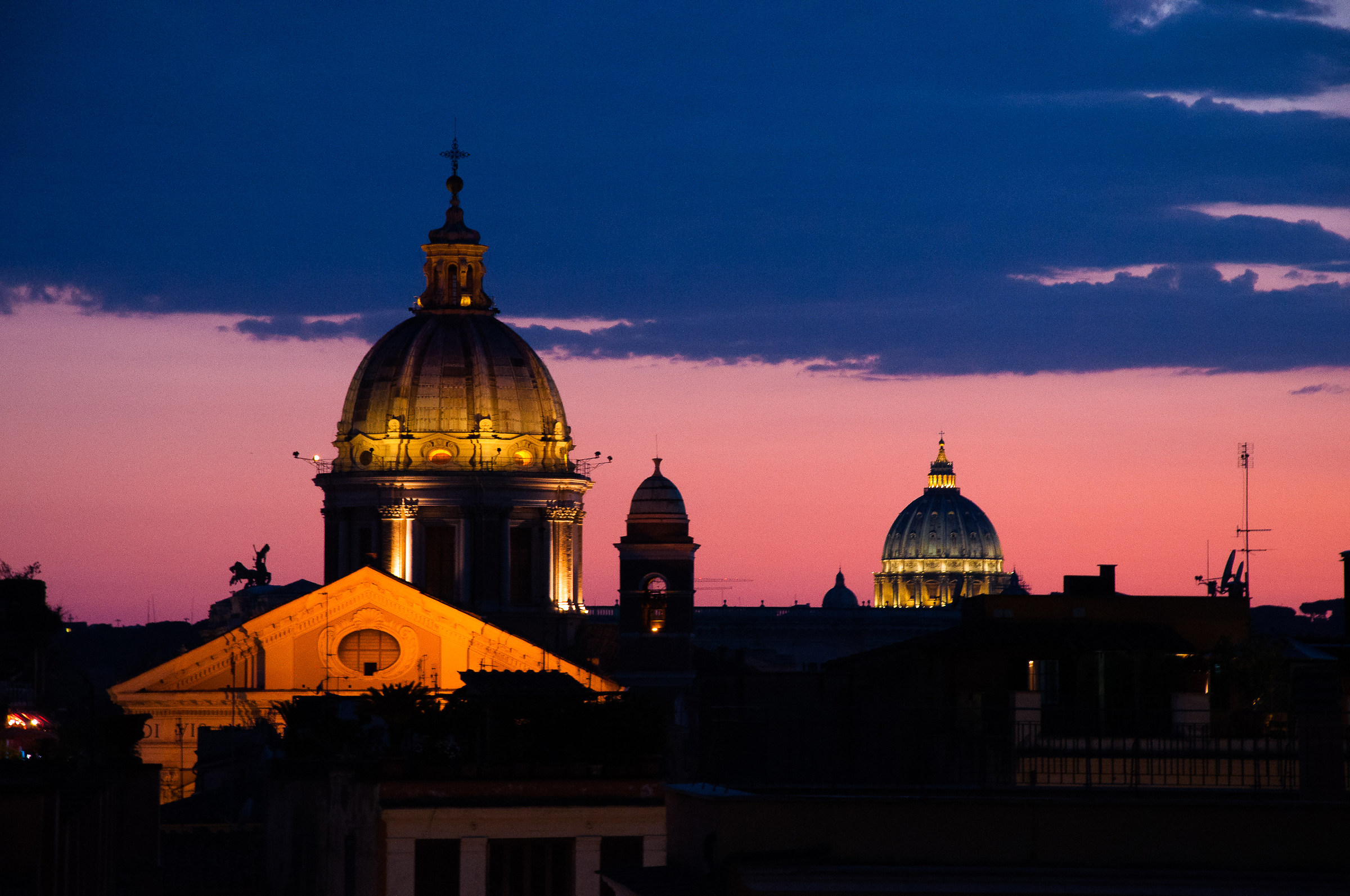 Rome at sunset...