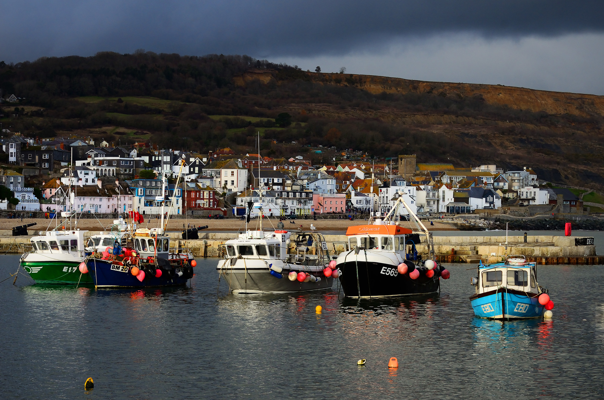 Storm Approaching over Lyme Regis...