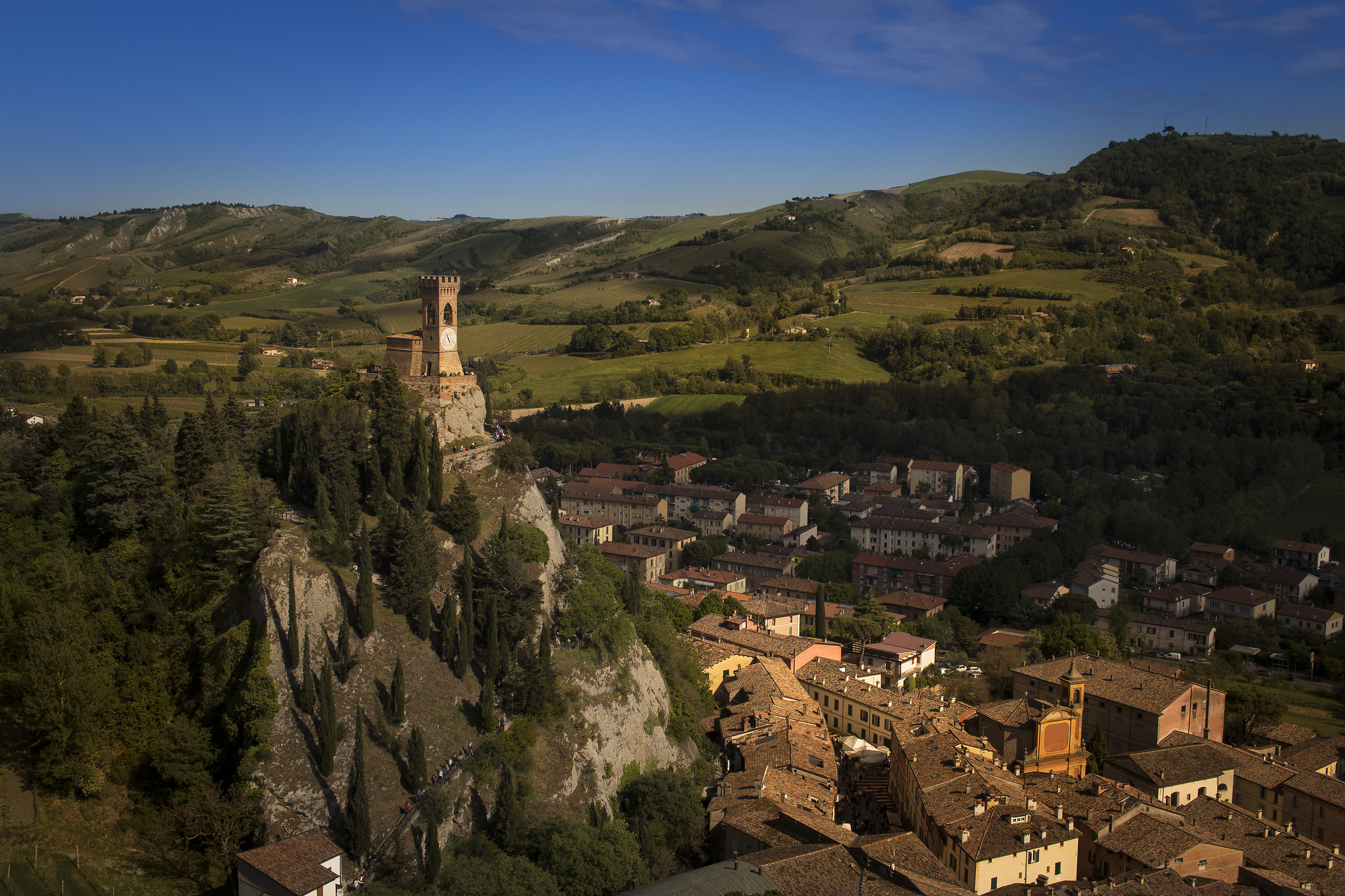 Brisighella e la torre dell'orologio...