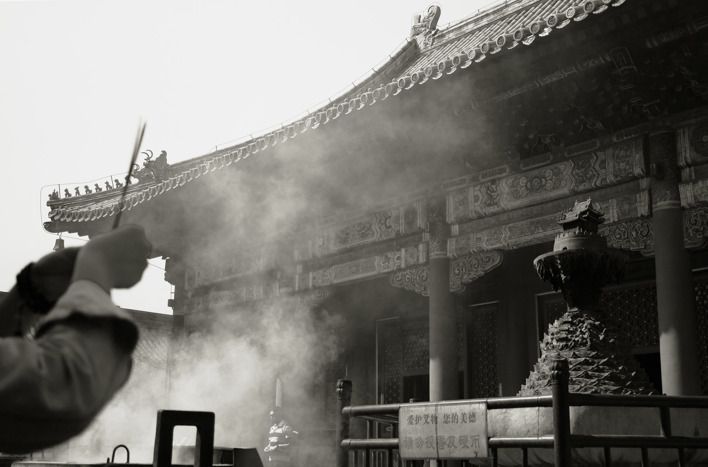 preghiere al tempio dei lama - Beijing...