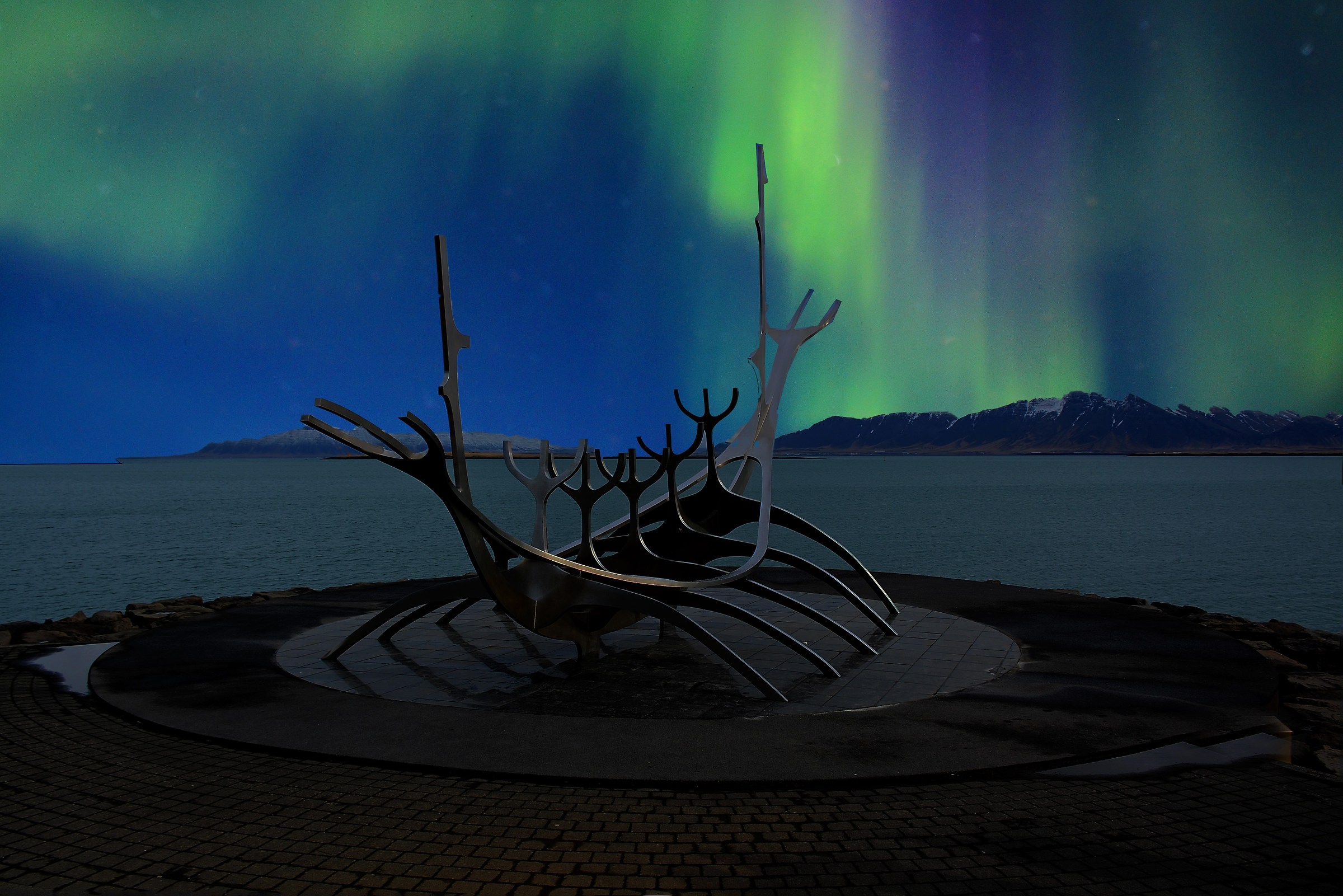 Aurora Borealis in Reykjavik...