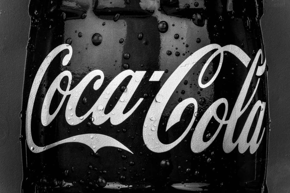 Black and white coca cola ....................
