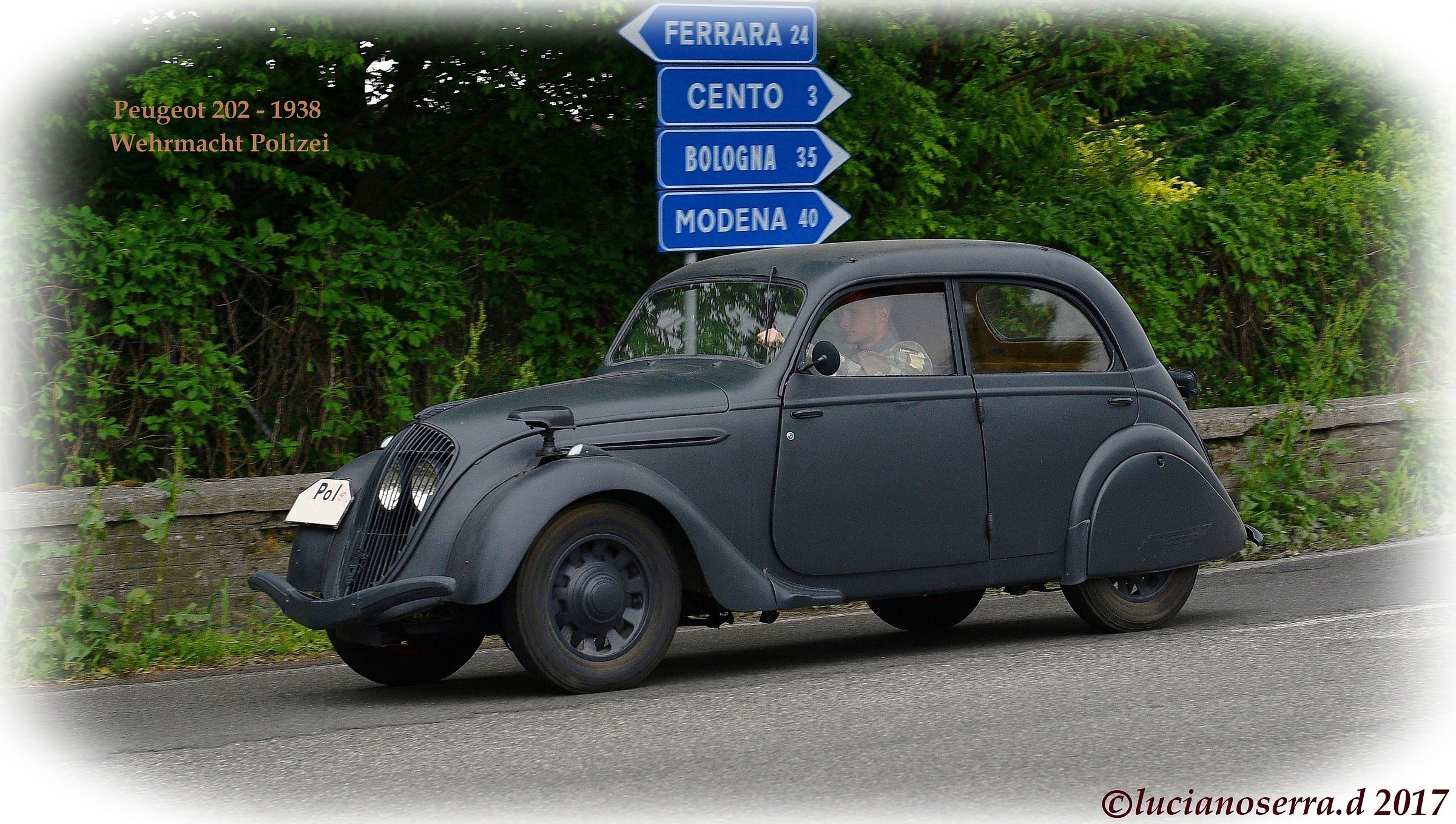 Peugeot 202 - 1938 Wehrmacht Polizei...