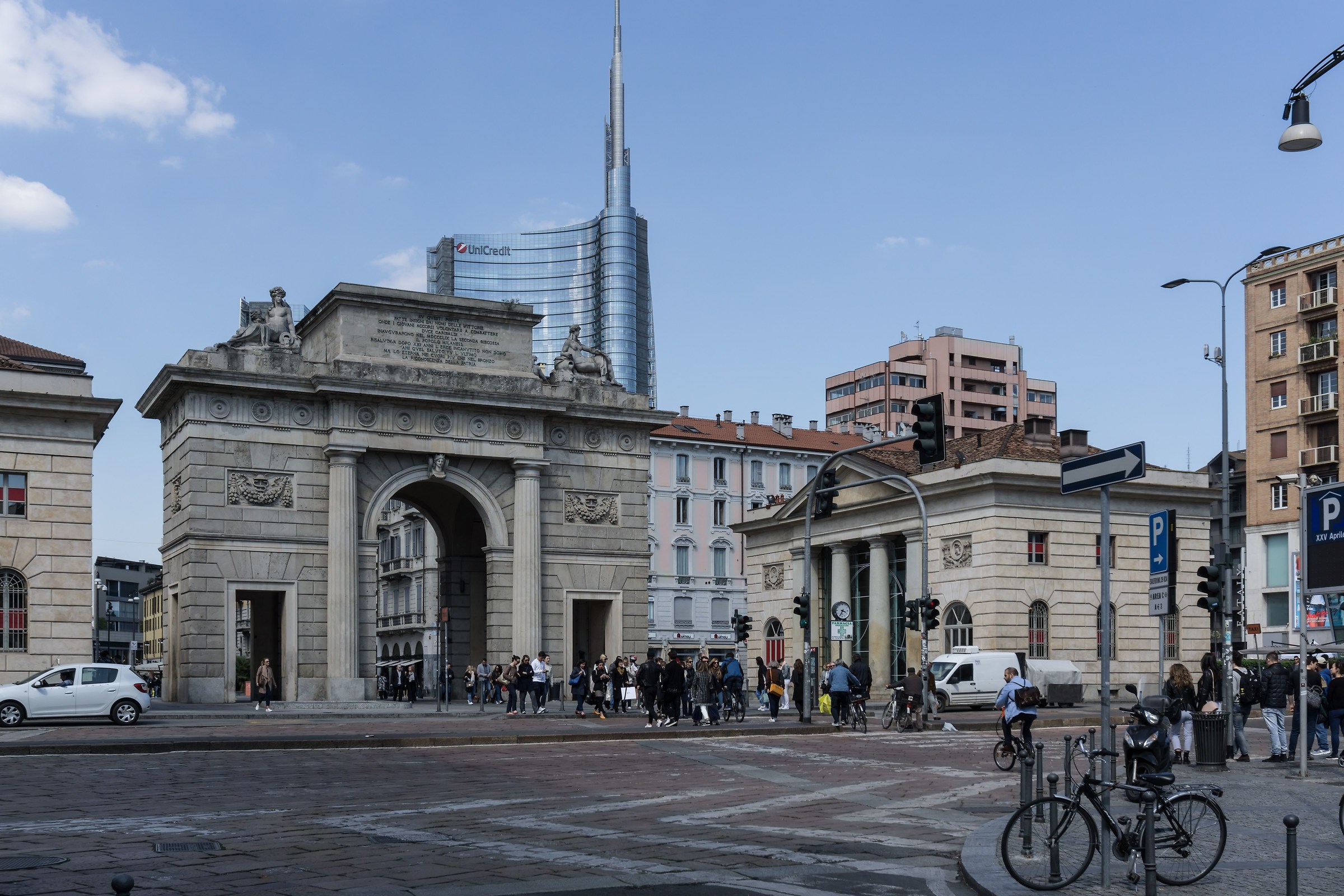 Piazza XXV Aprile -Porta Garibaldi (formerly Porta Comasina)...