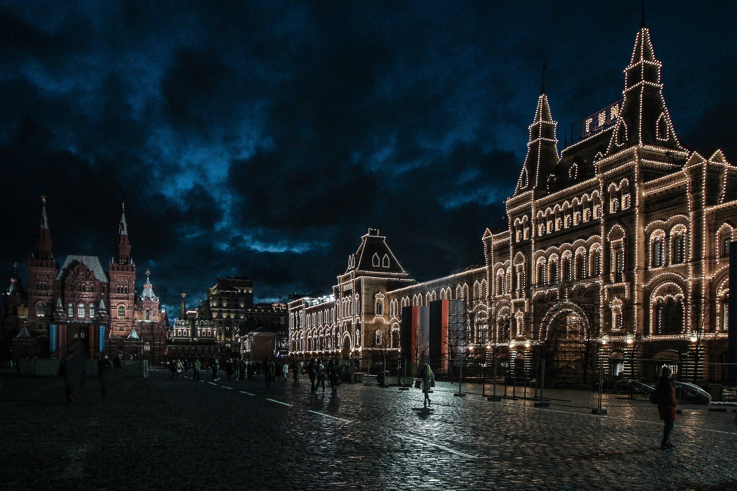 Nightly in Red Square...