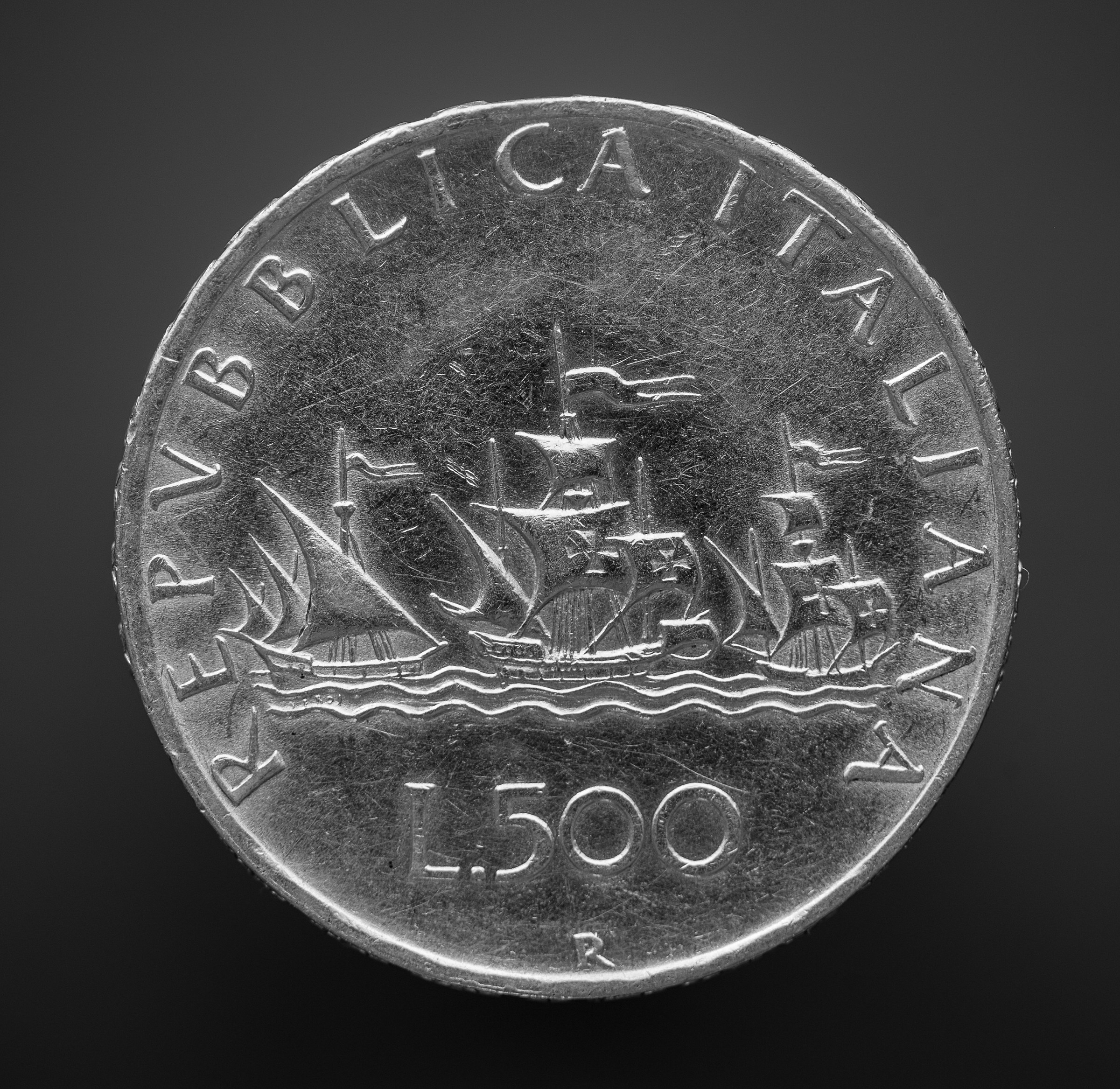 500 Lire in argento anni '60...