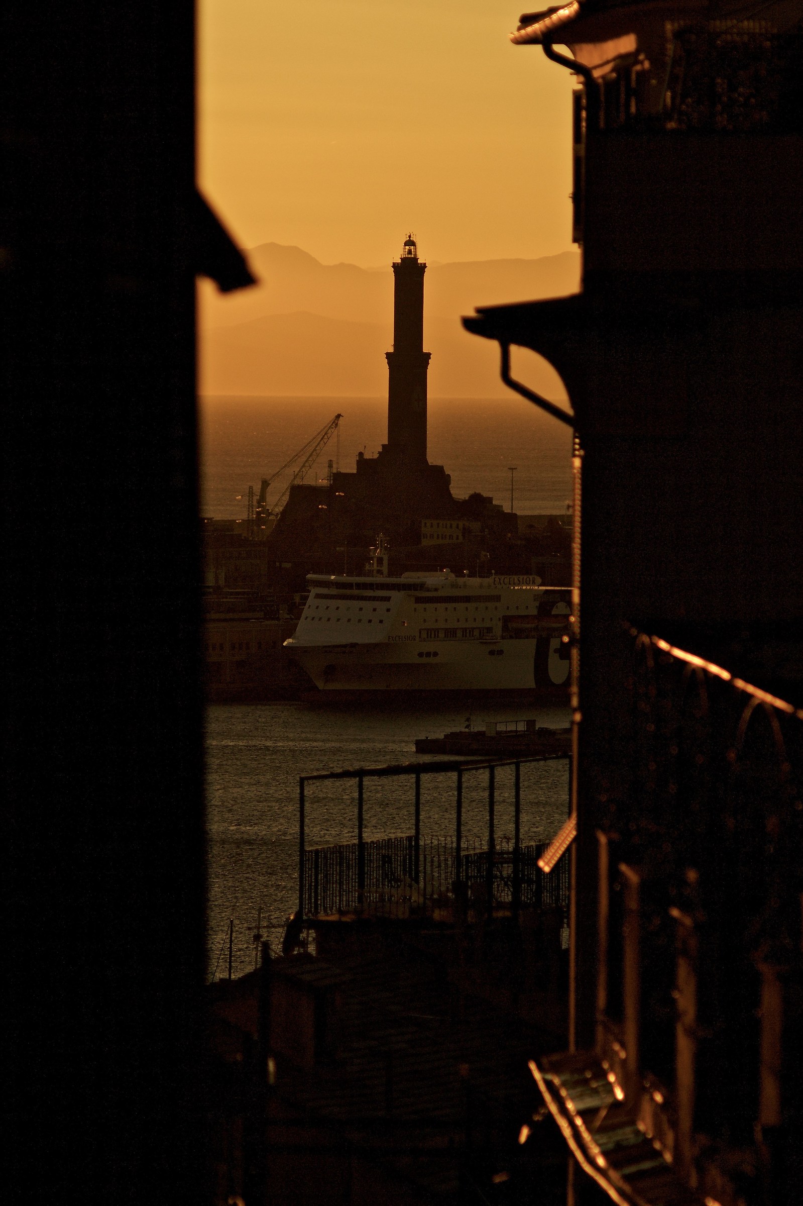 Genoa at sunset 5...