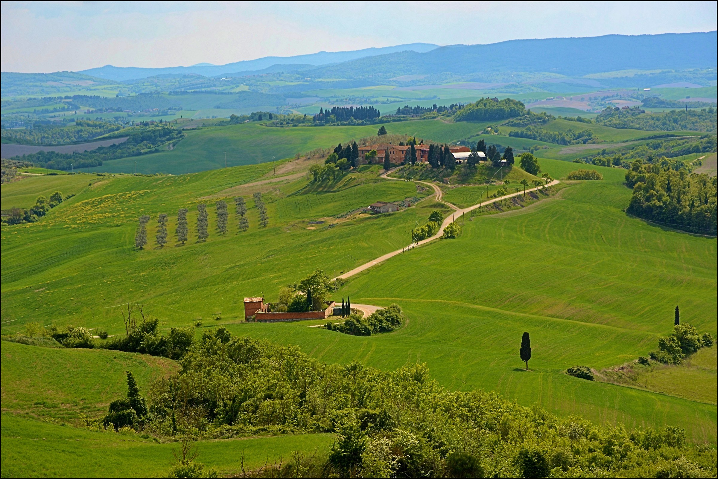 Landscapes of the Val d'Orcia...