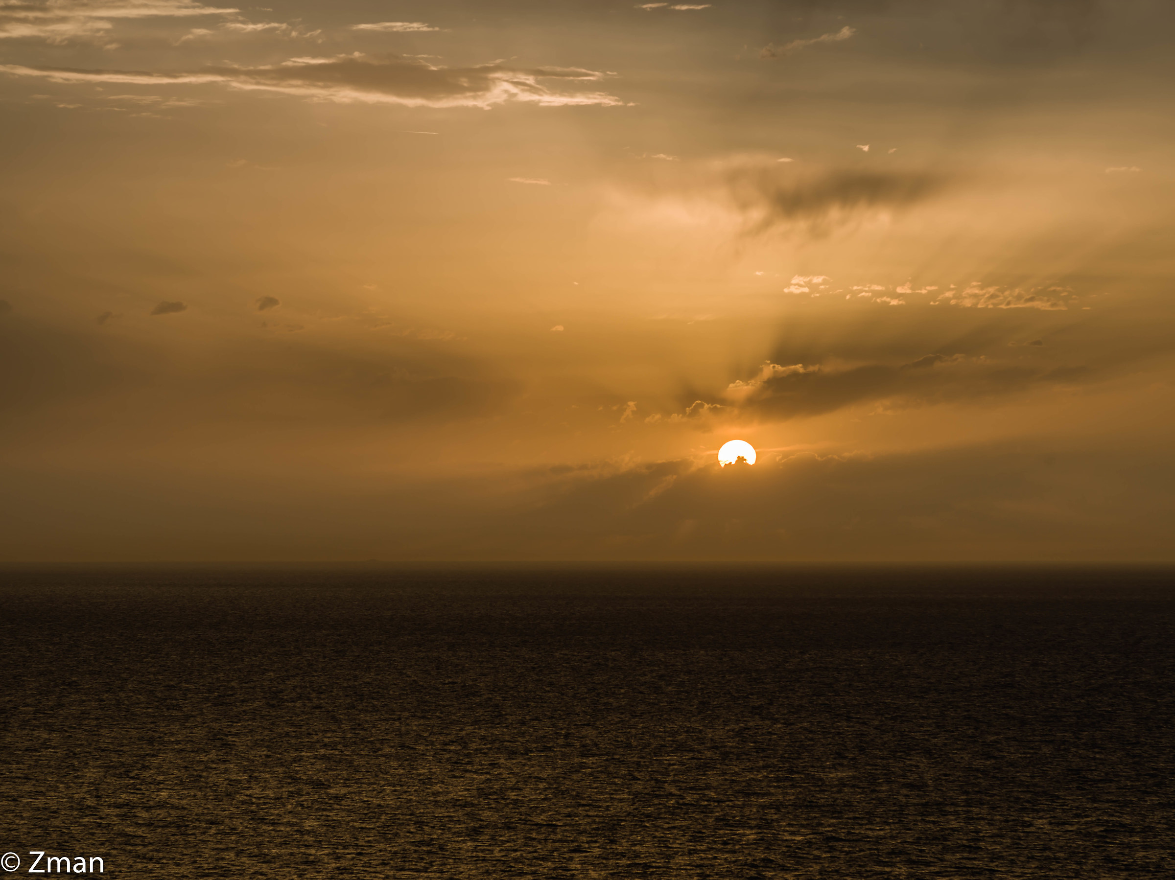 Sunset at Al Manara Sea...