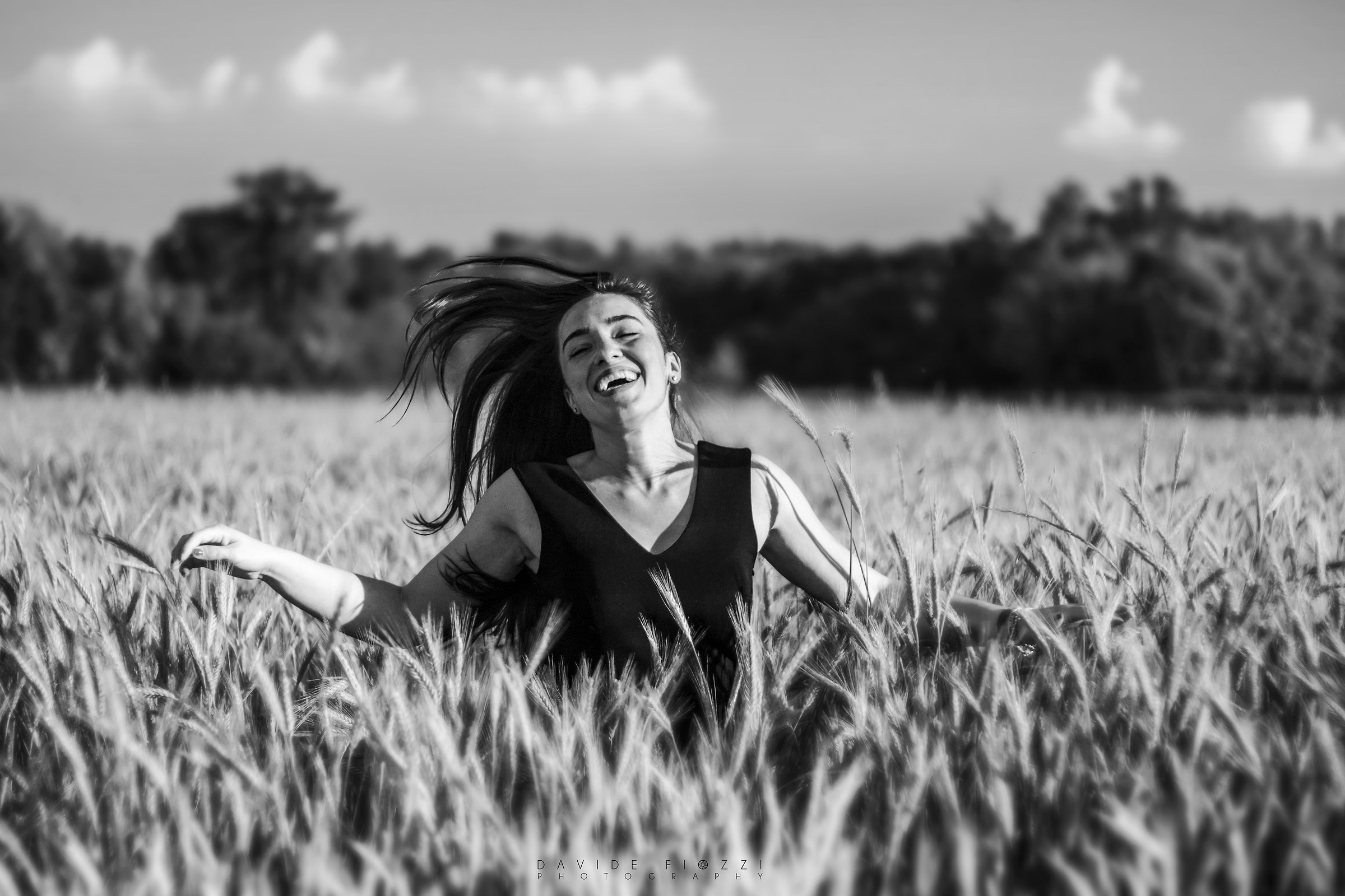 Smiled in a wheat field...
