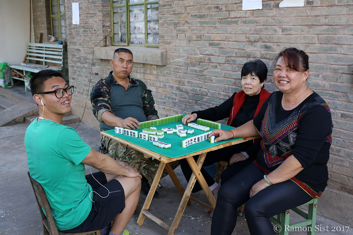 China, Mengla - Mahjong...