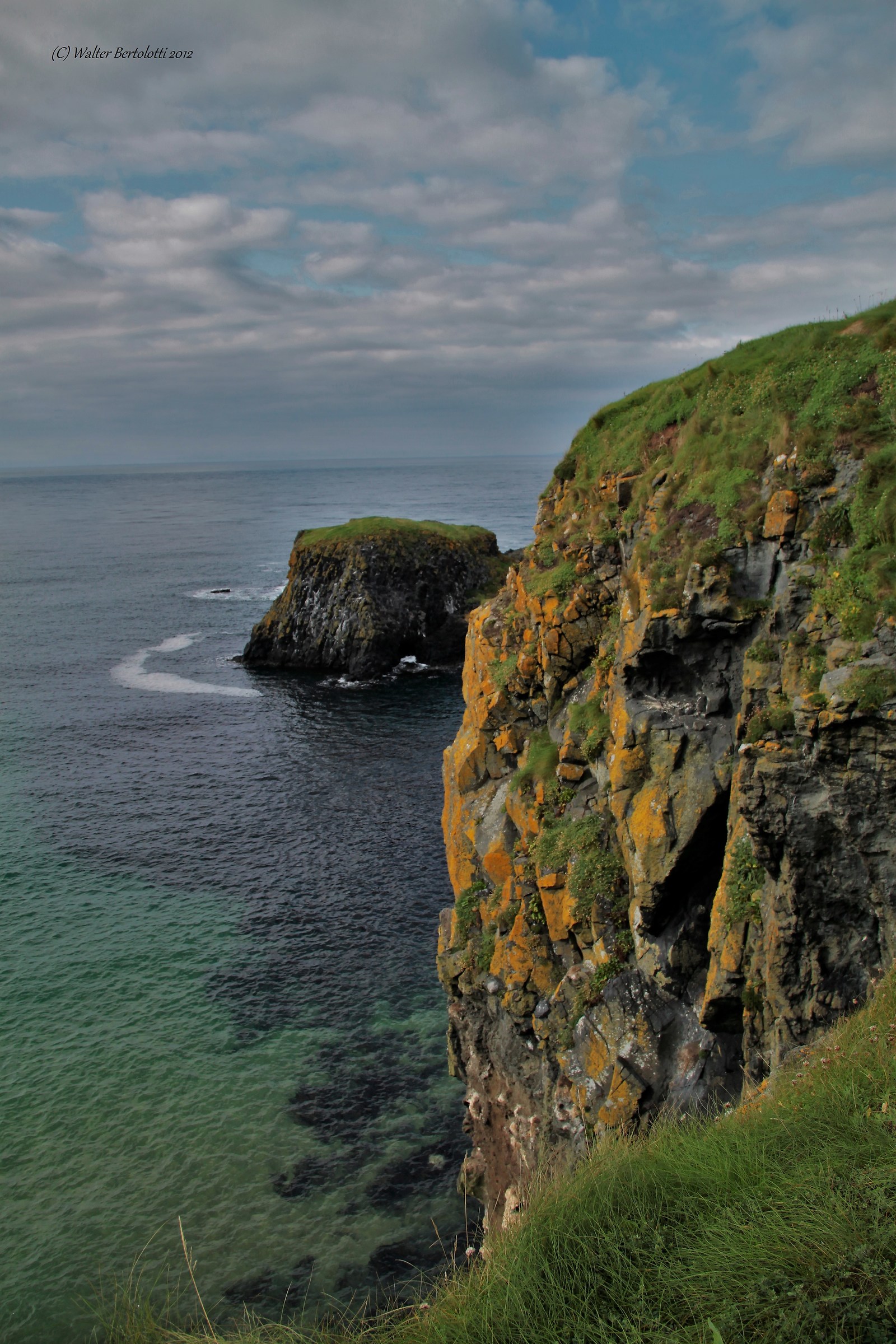 The cliffs...