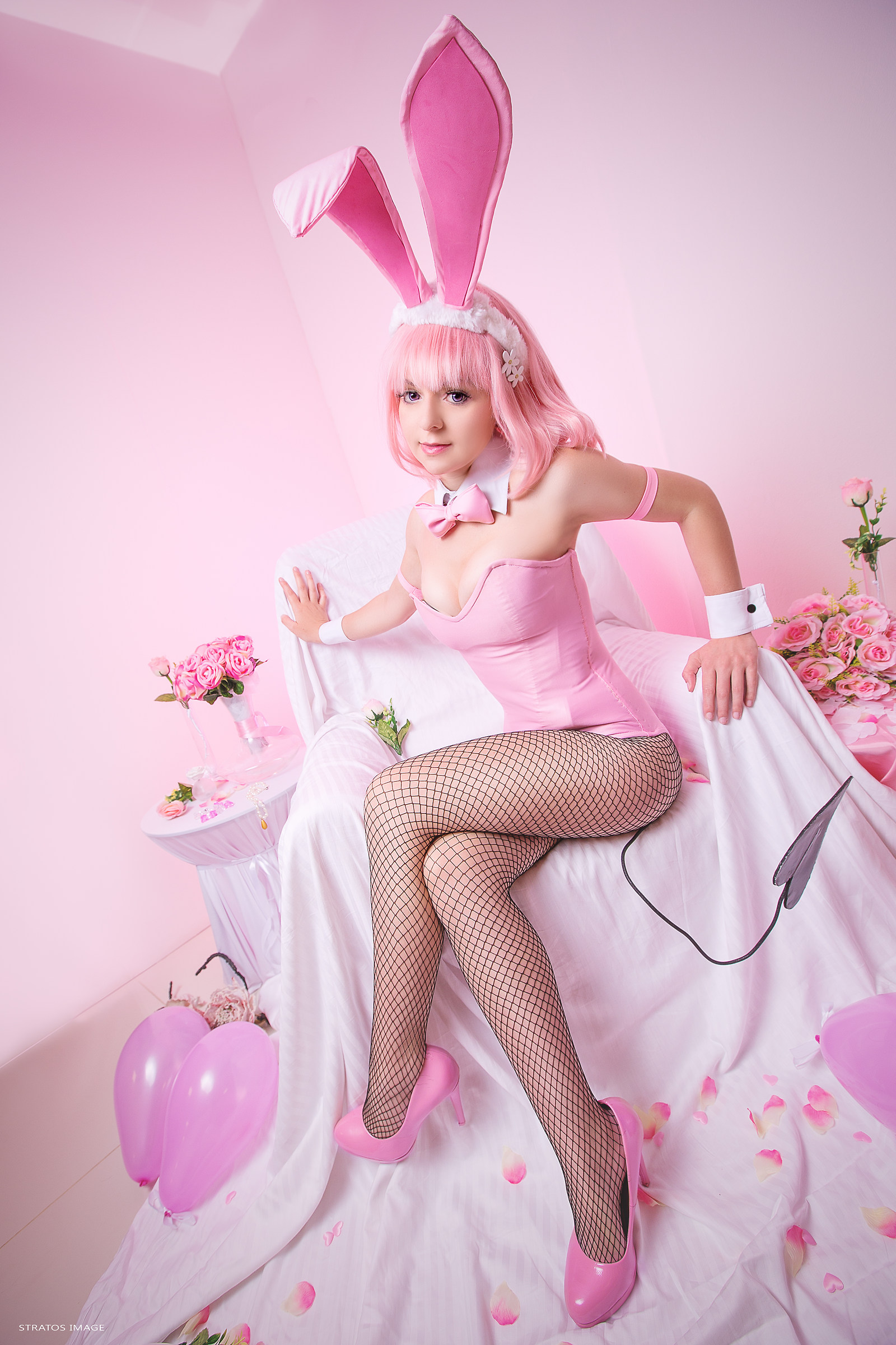 Pink Bunny Girl...