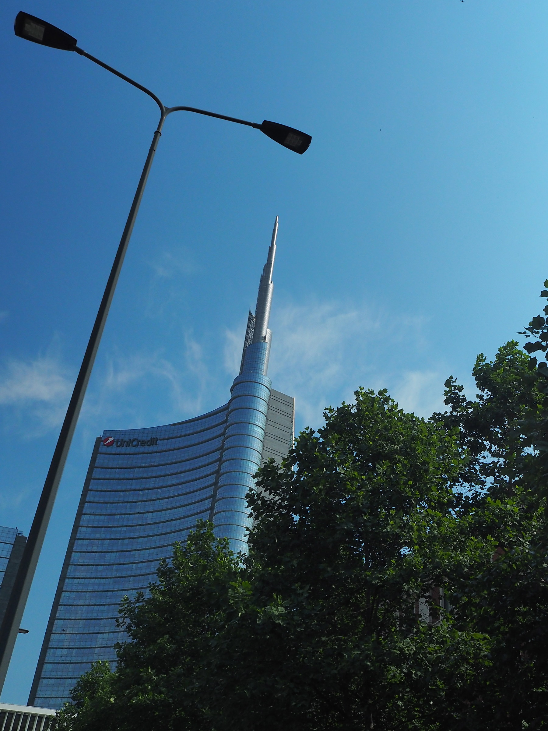 Looking at the sky in Milan...