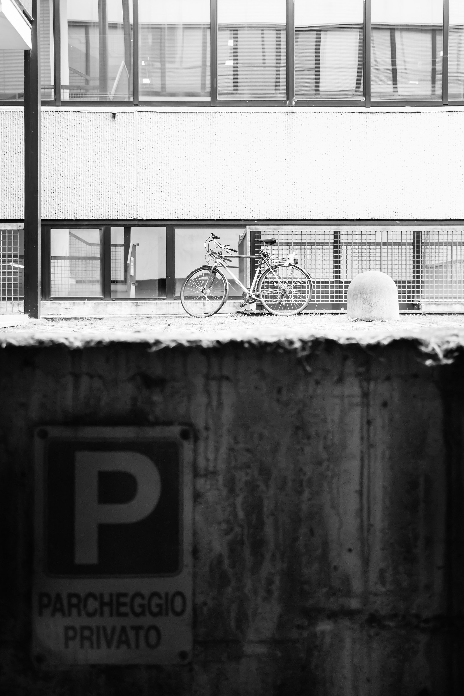 Private parking...