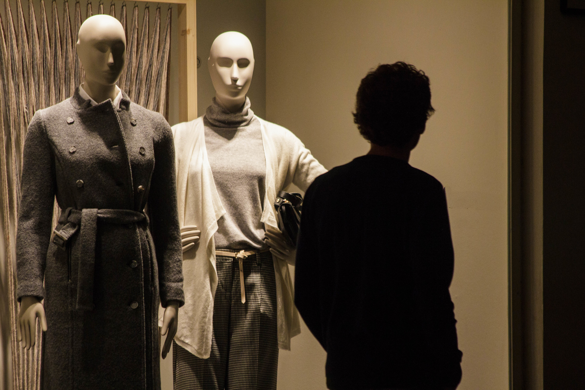 The mannequins judge us ......
