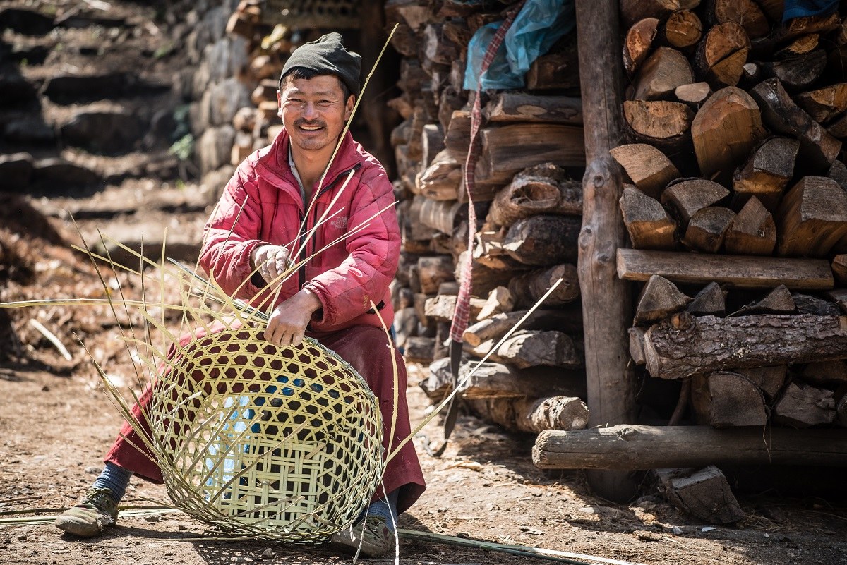 Wicker baskets...