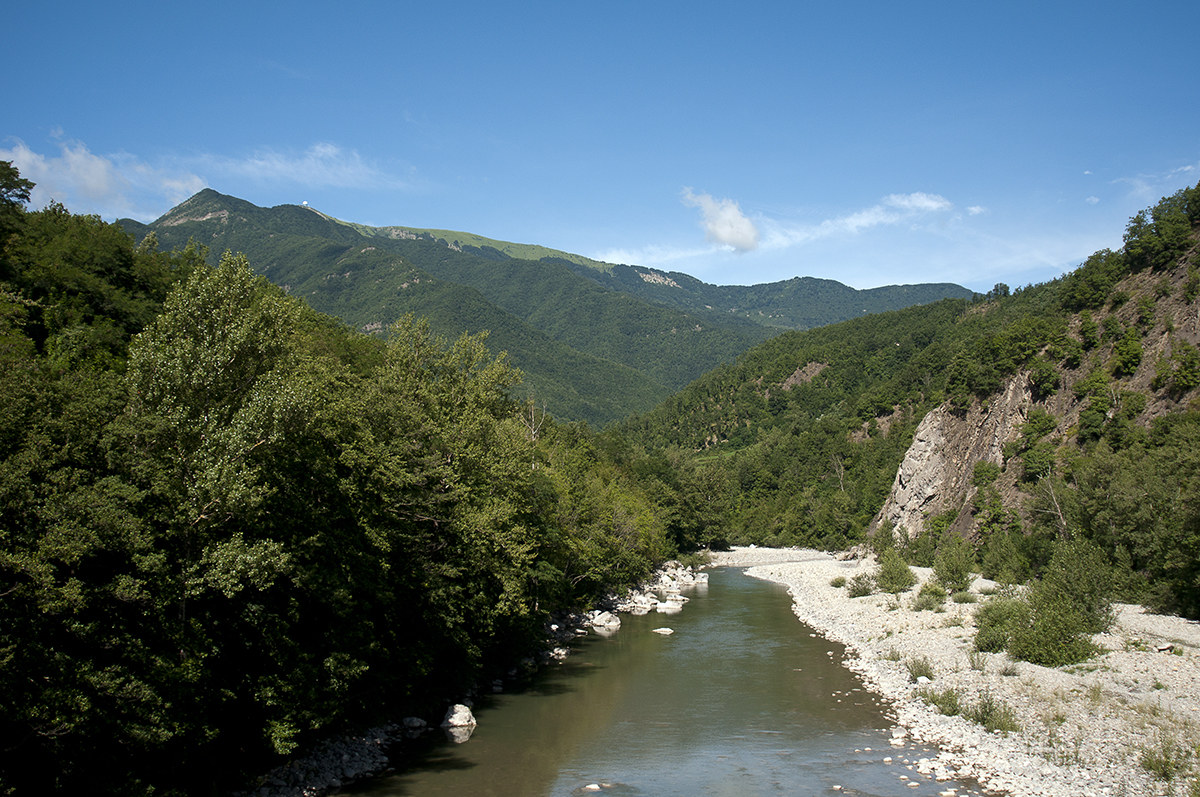 Il fiume Trebbia...