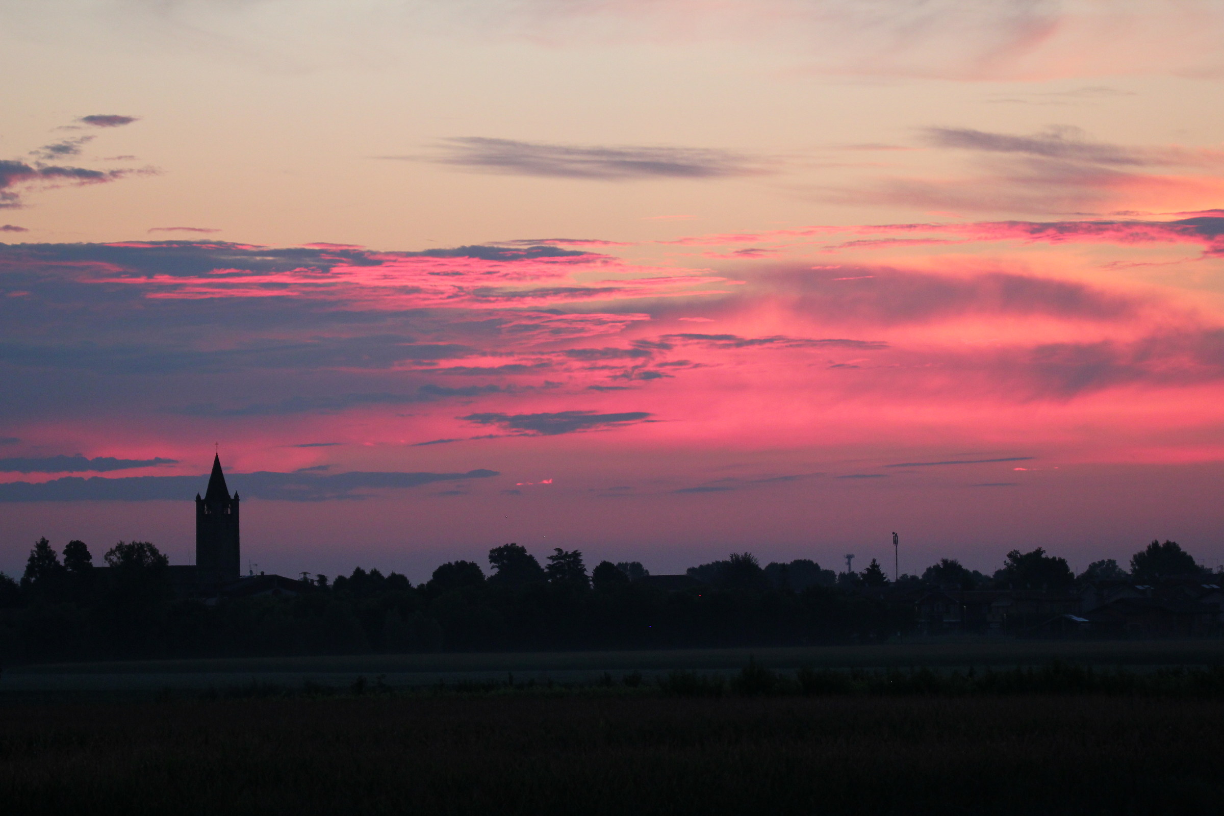 Pink sunrise...