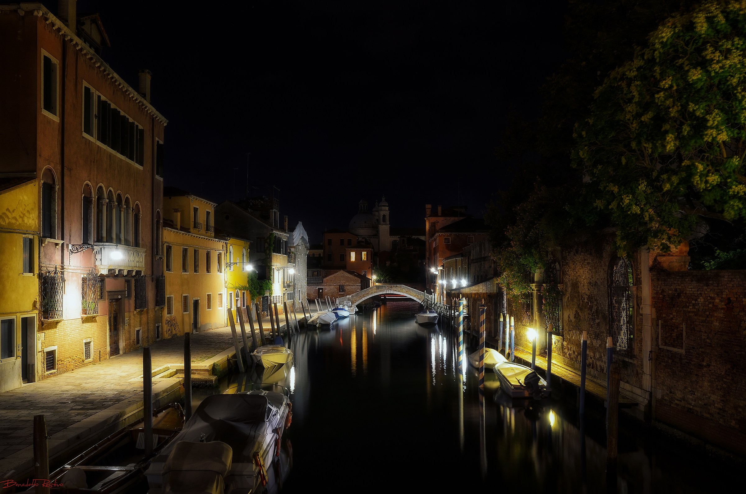 From the Venetian night ........