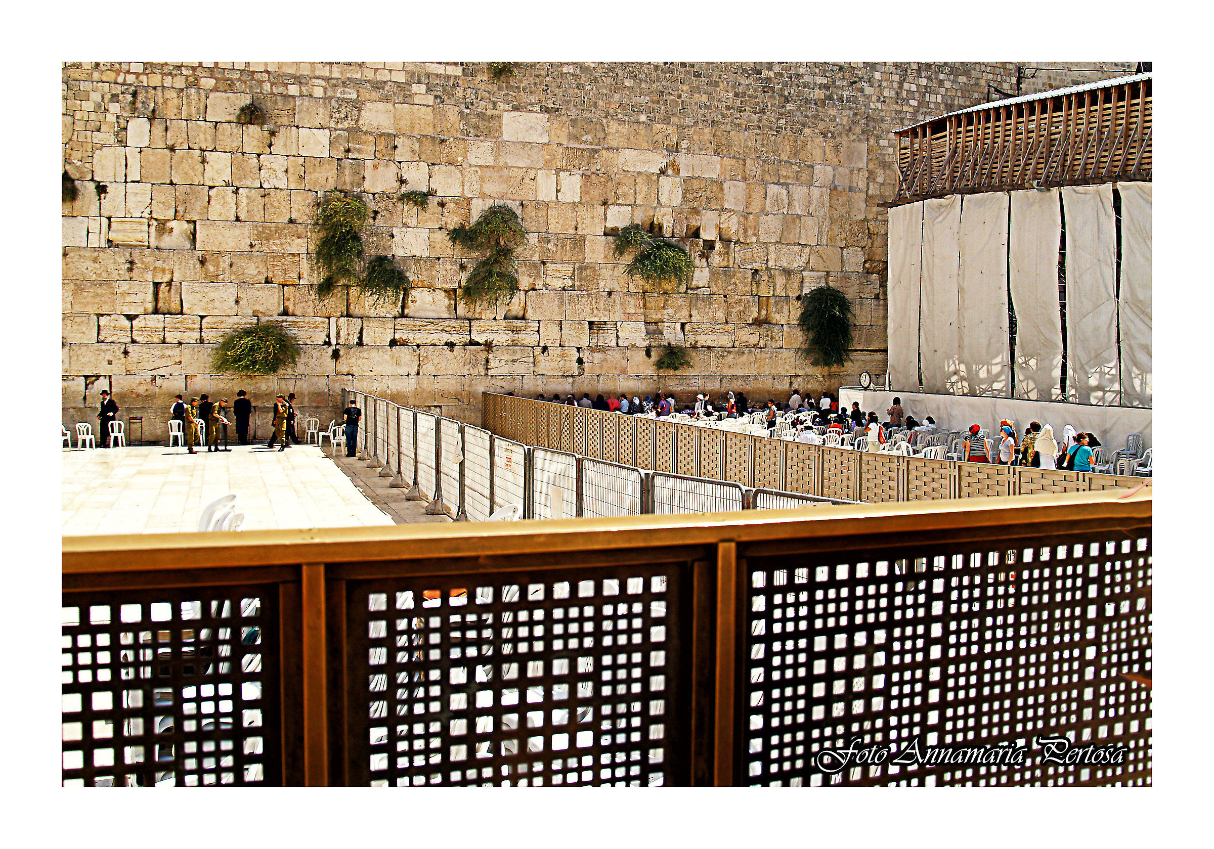 Gerusalemme il Muro del Pianto...