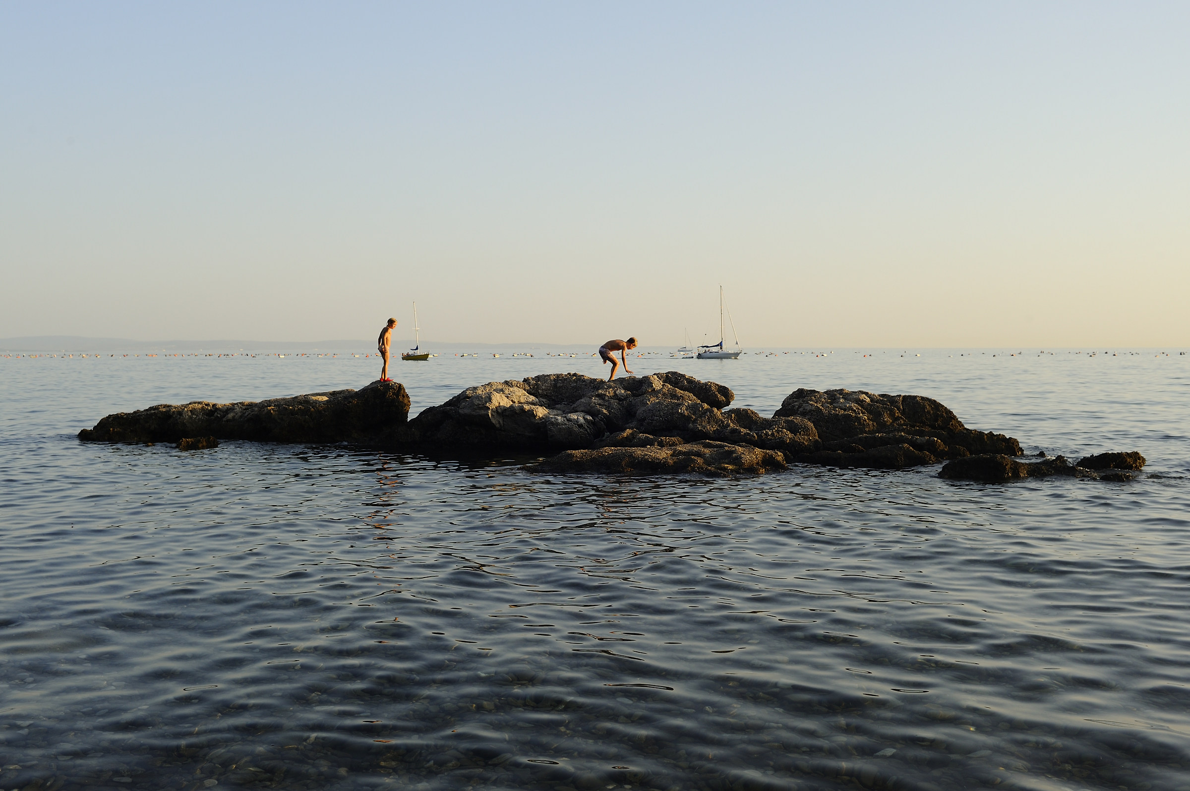 Brothers on the rocks...