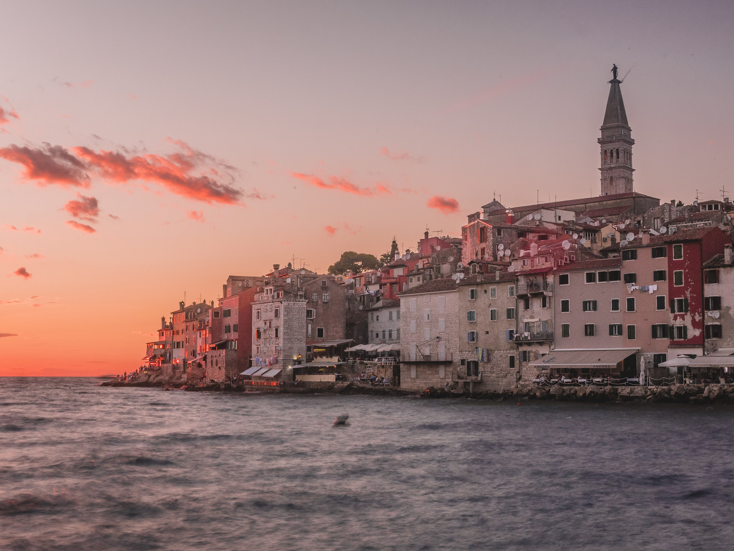 Sunset in Rovinj...