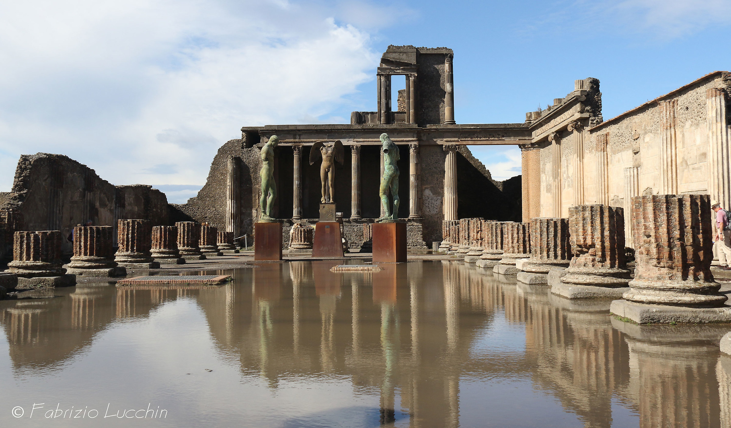 View of Pompeii...