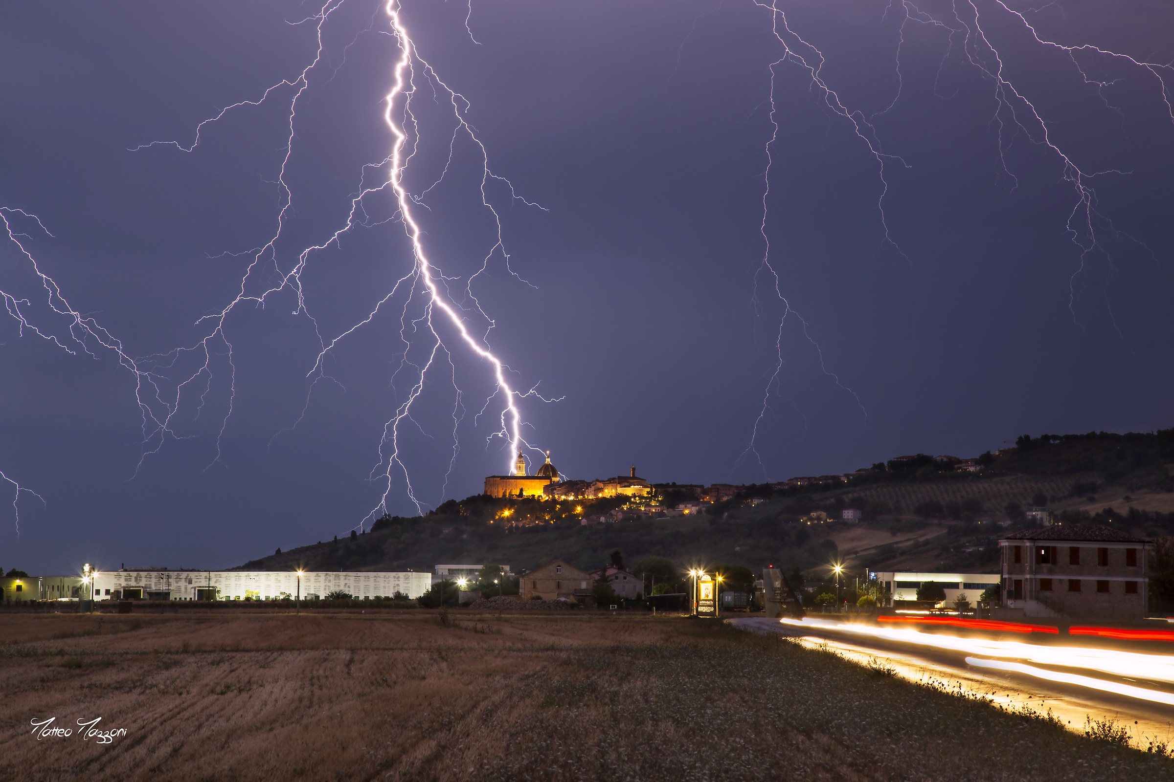 Lightning on the Basilica...