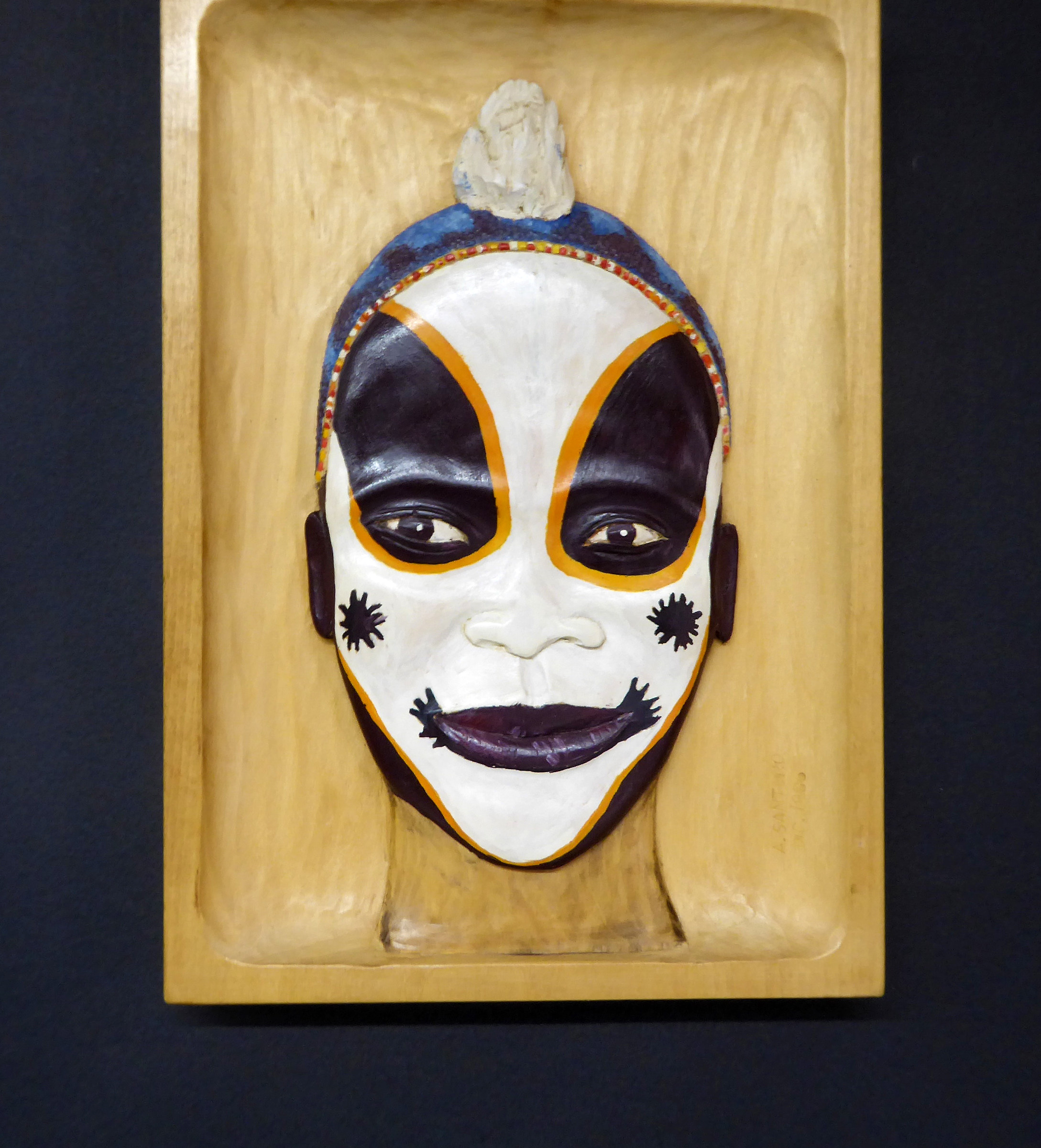 african mask...