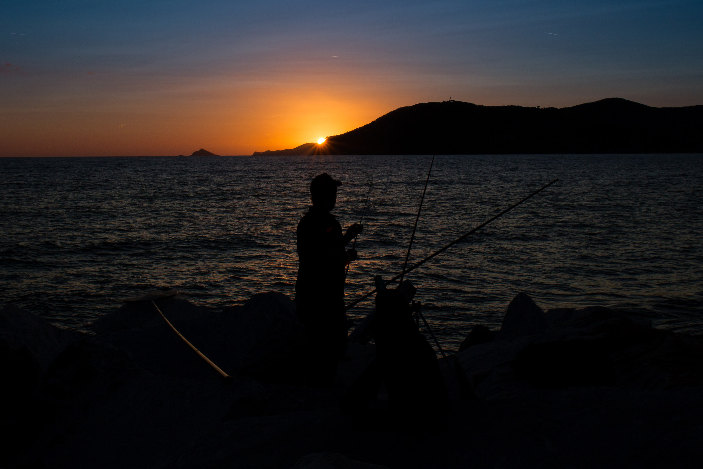 The sunset fisherman...