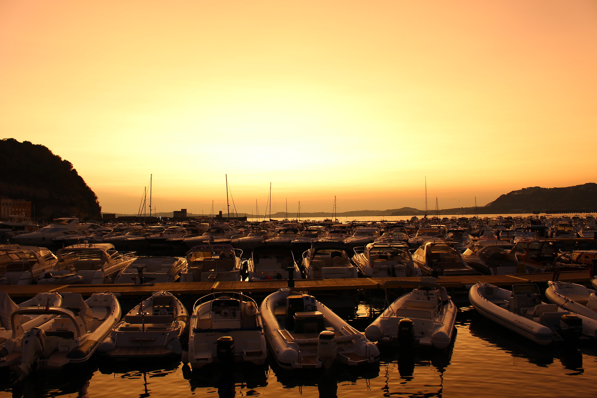 The boats at sunset...