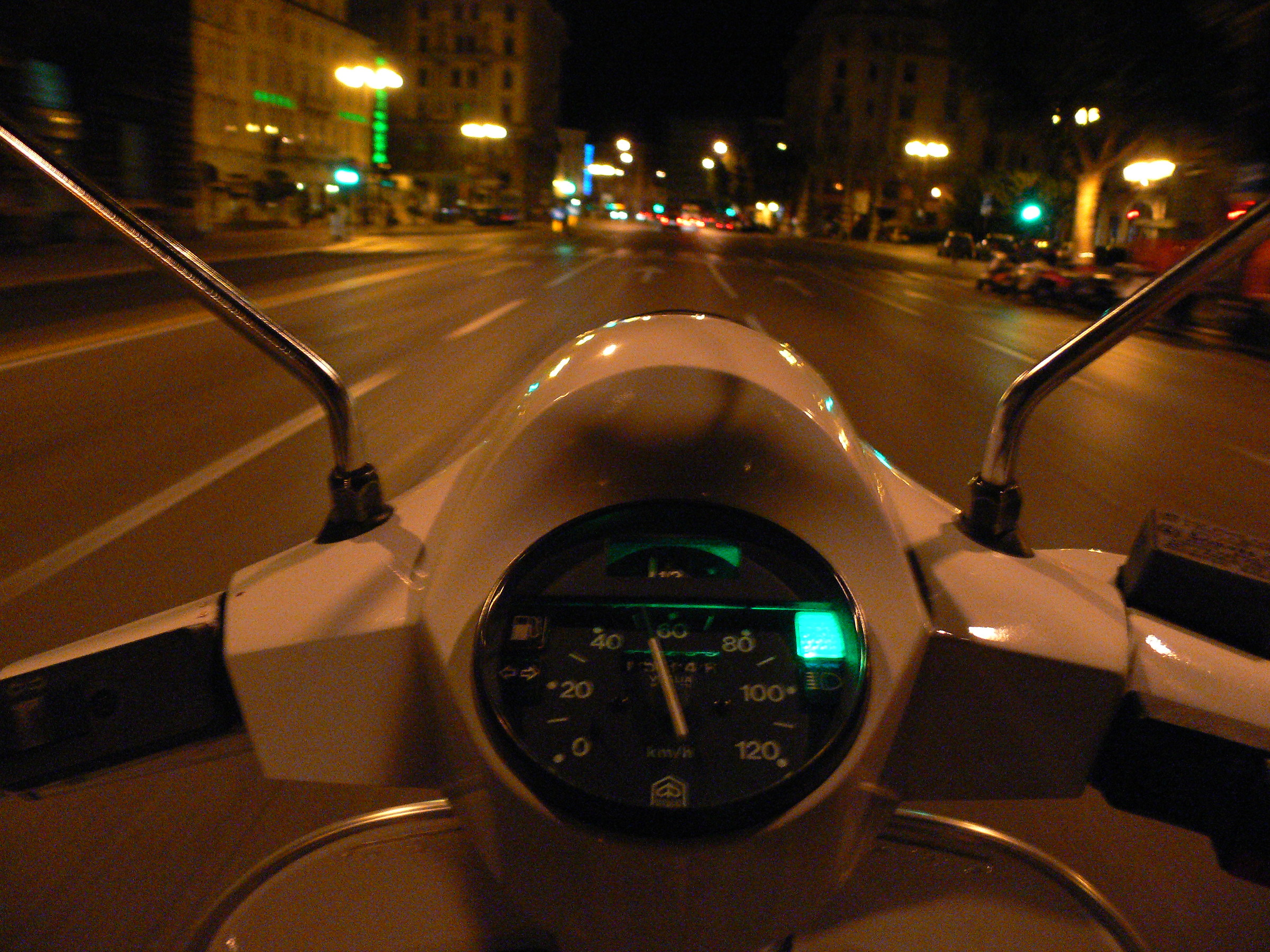 Driving at night...