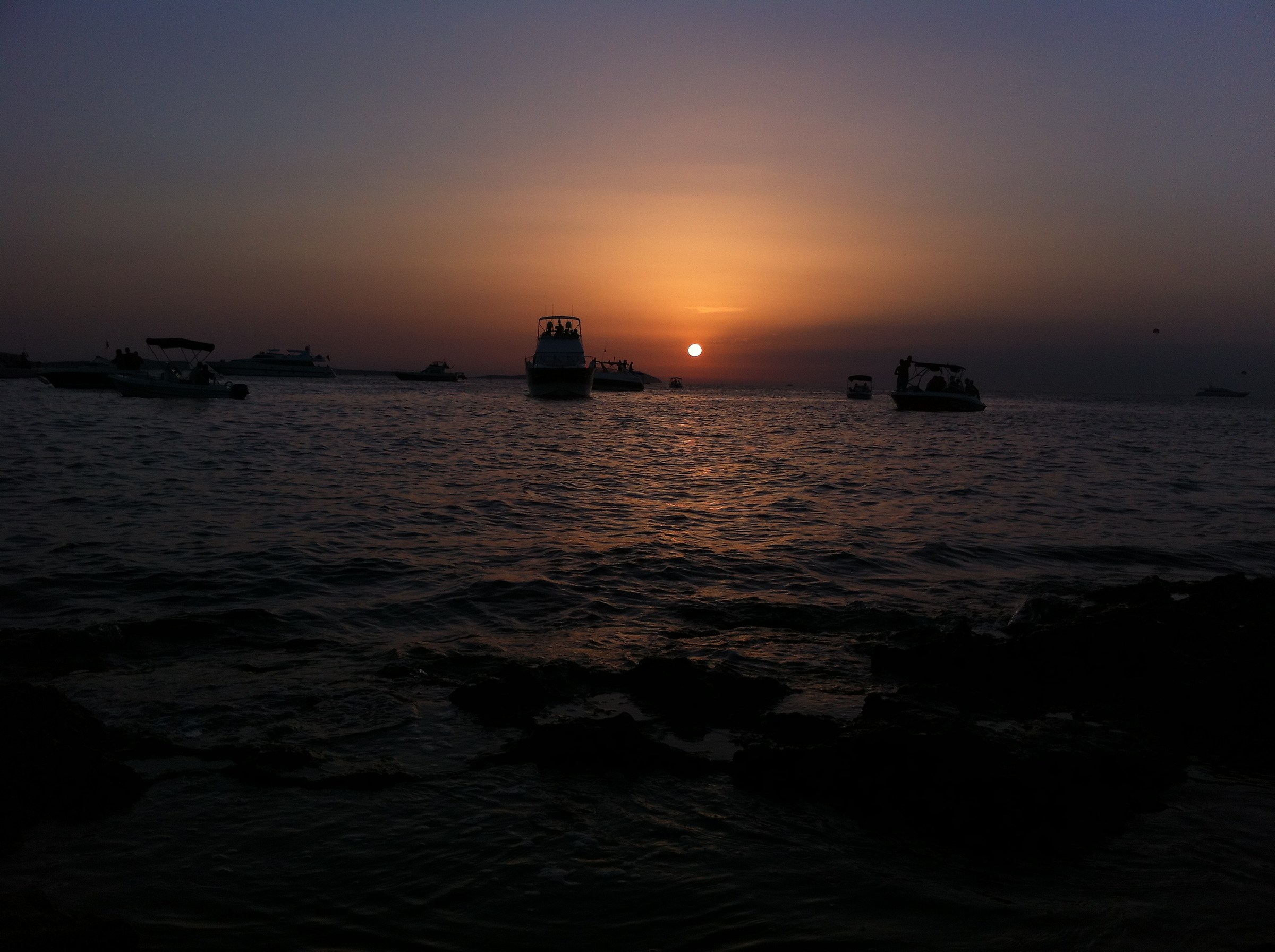 the sunset of Cafè de Mar (ibiza)...