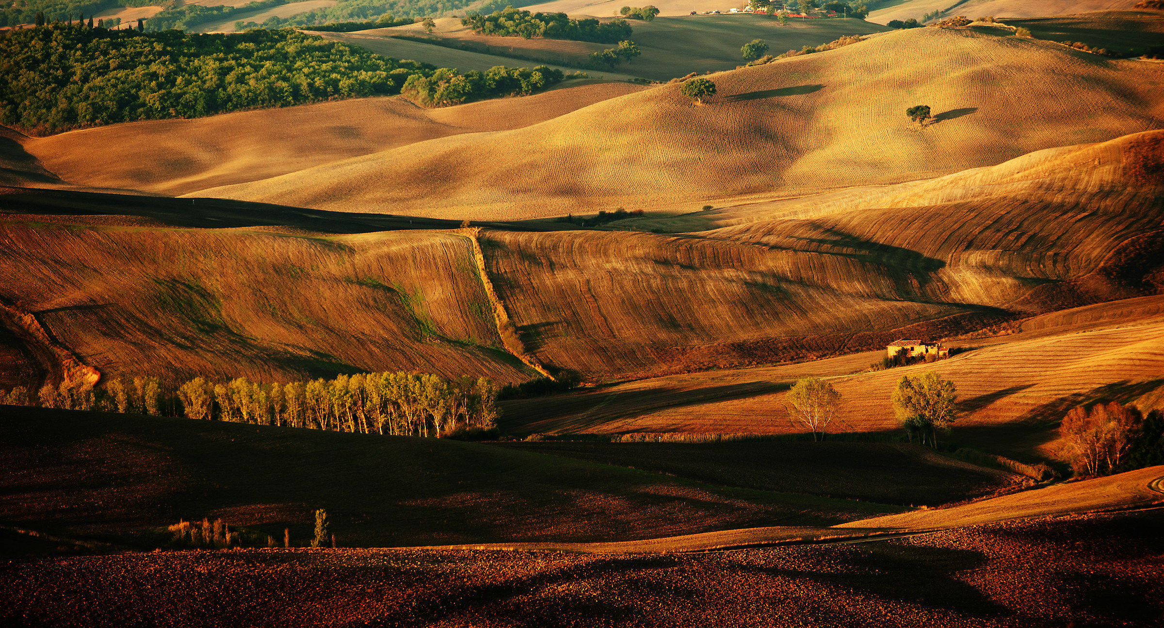 shadows in val d'orcia...