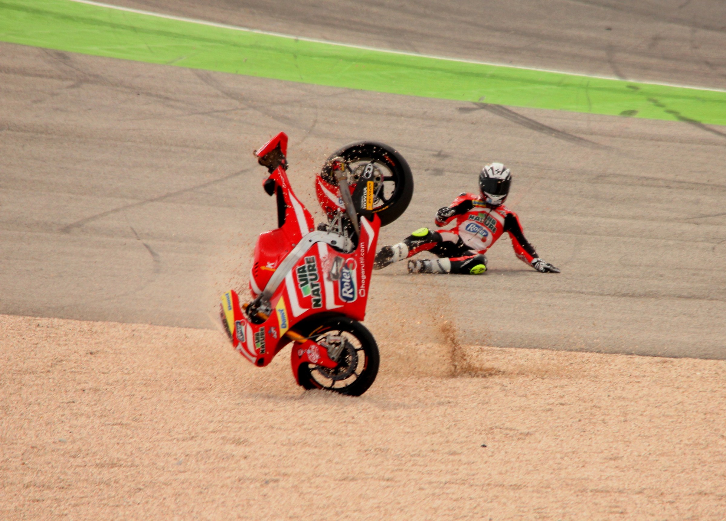 Crash Moto2...
