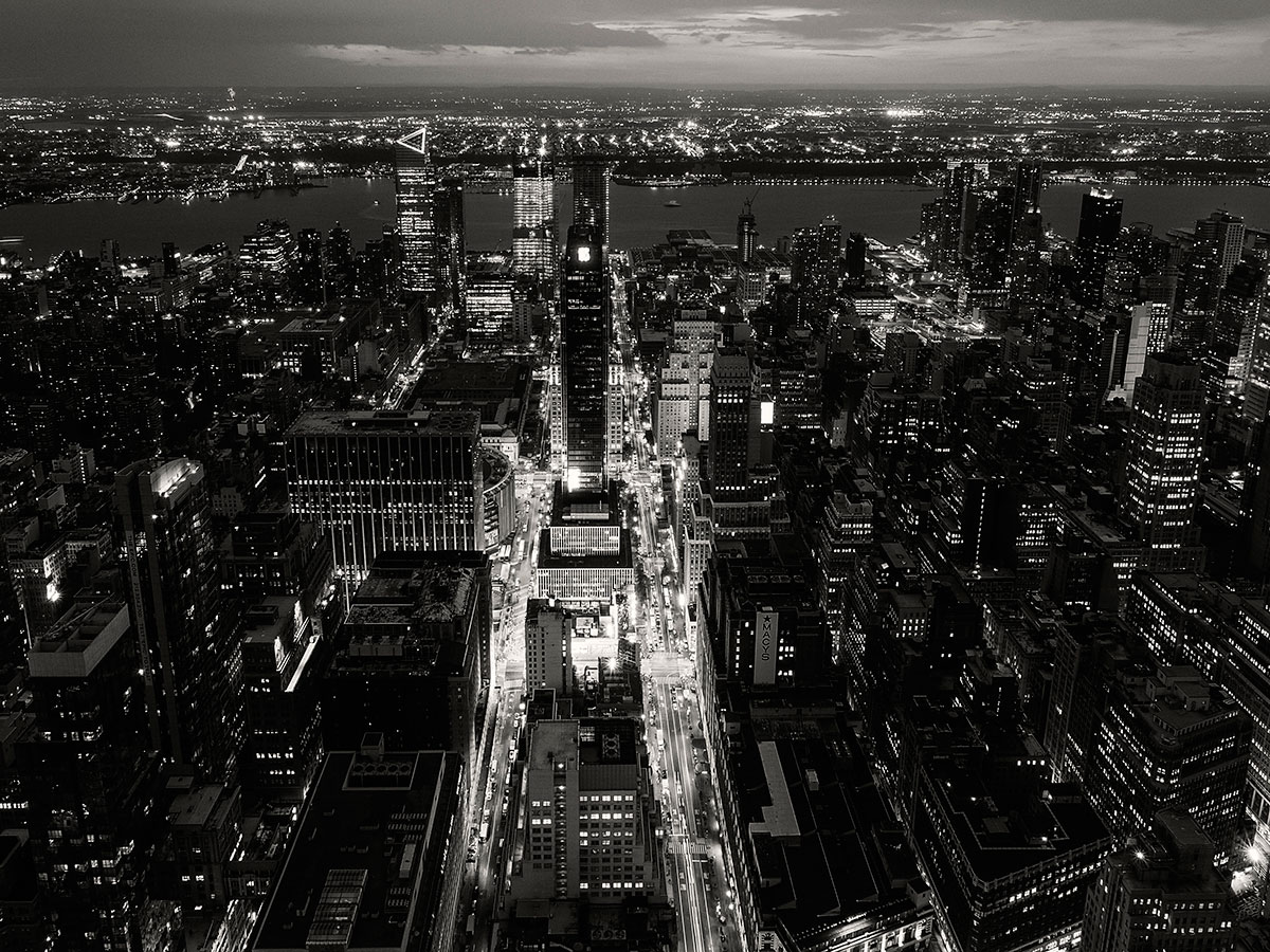 East Manhattan in black and white...