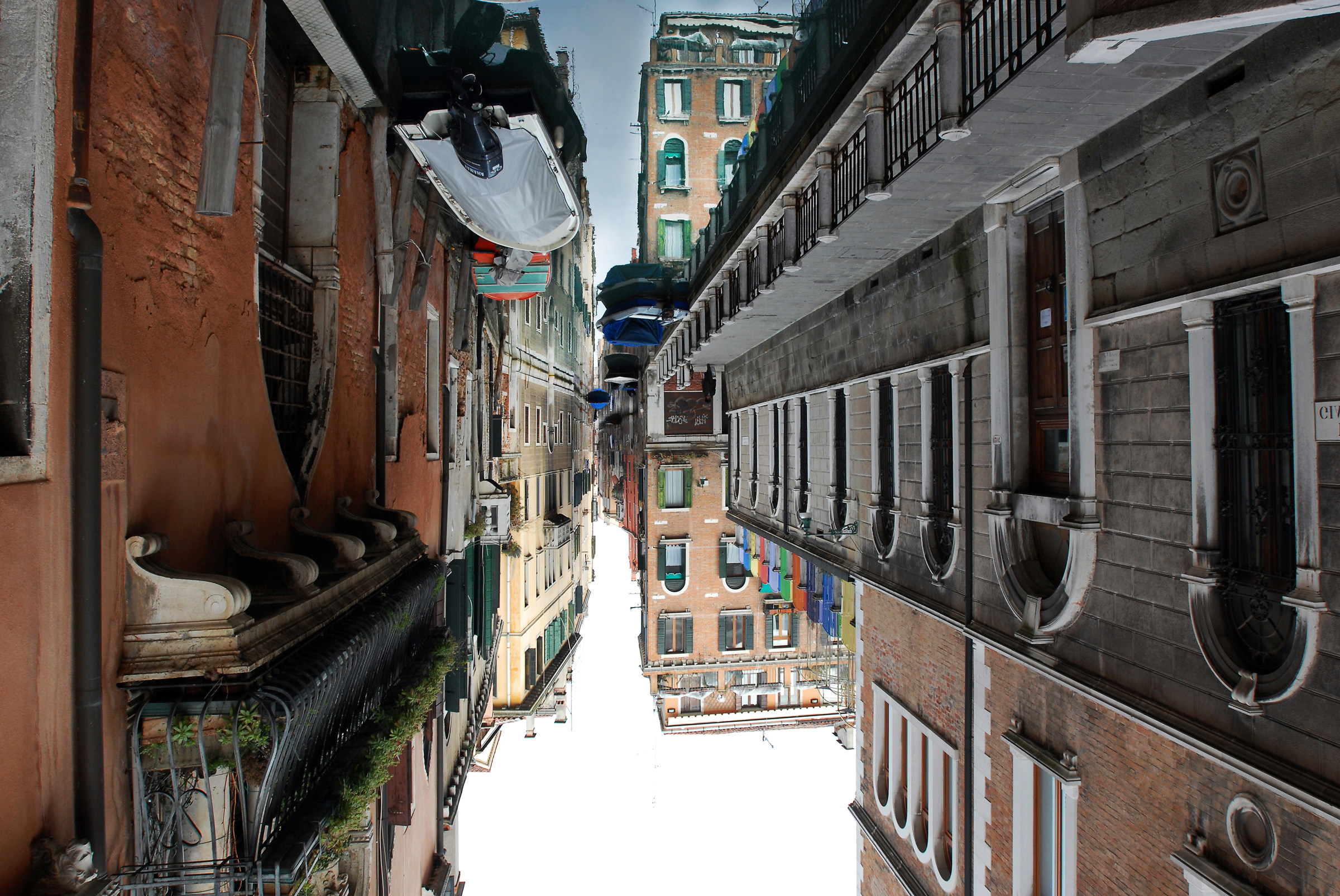 Venezia a testa in giù...