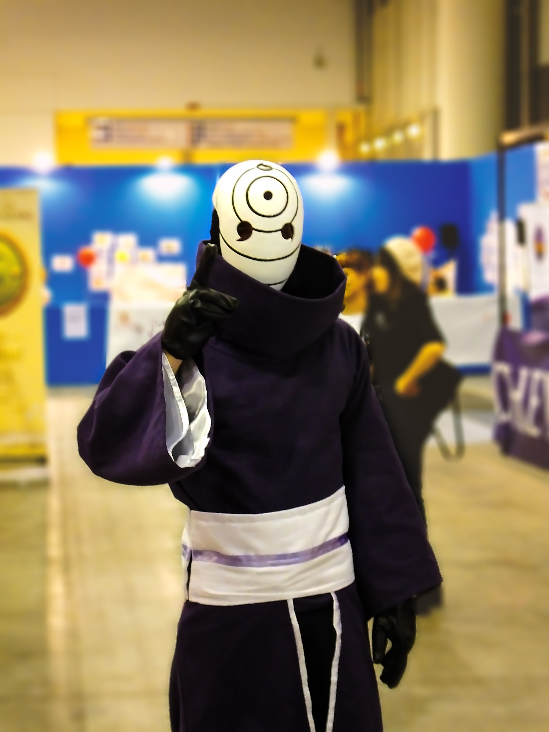 Hobito white mask - Naruto_ cosplayer...