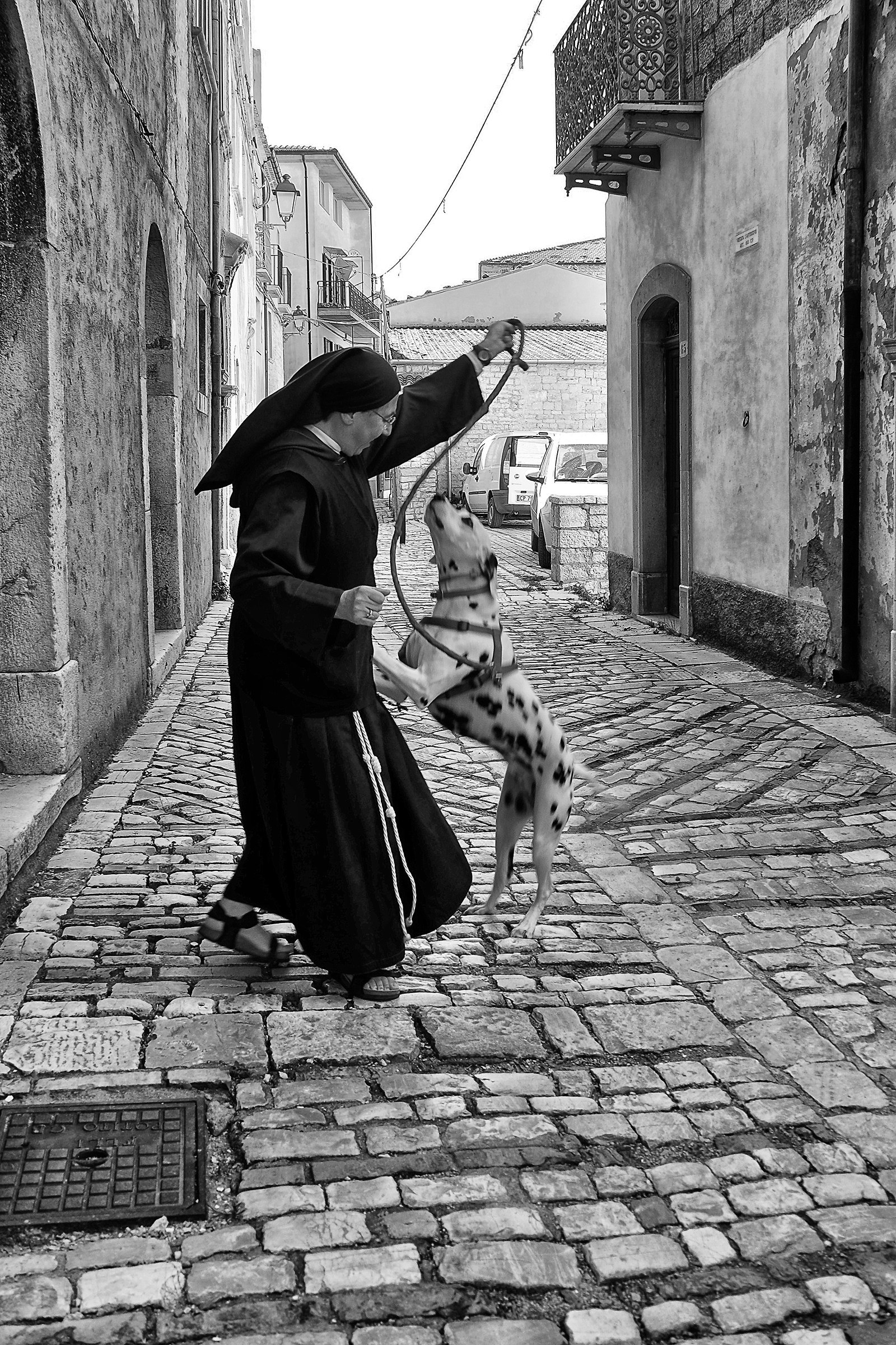 The nun and the Dalmatian...