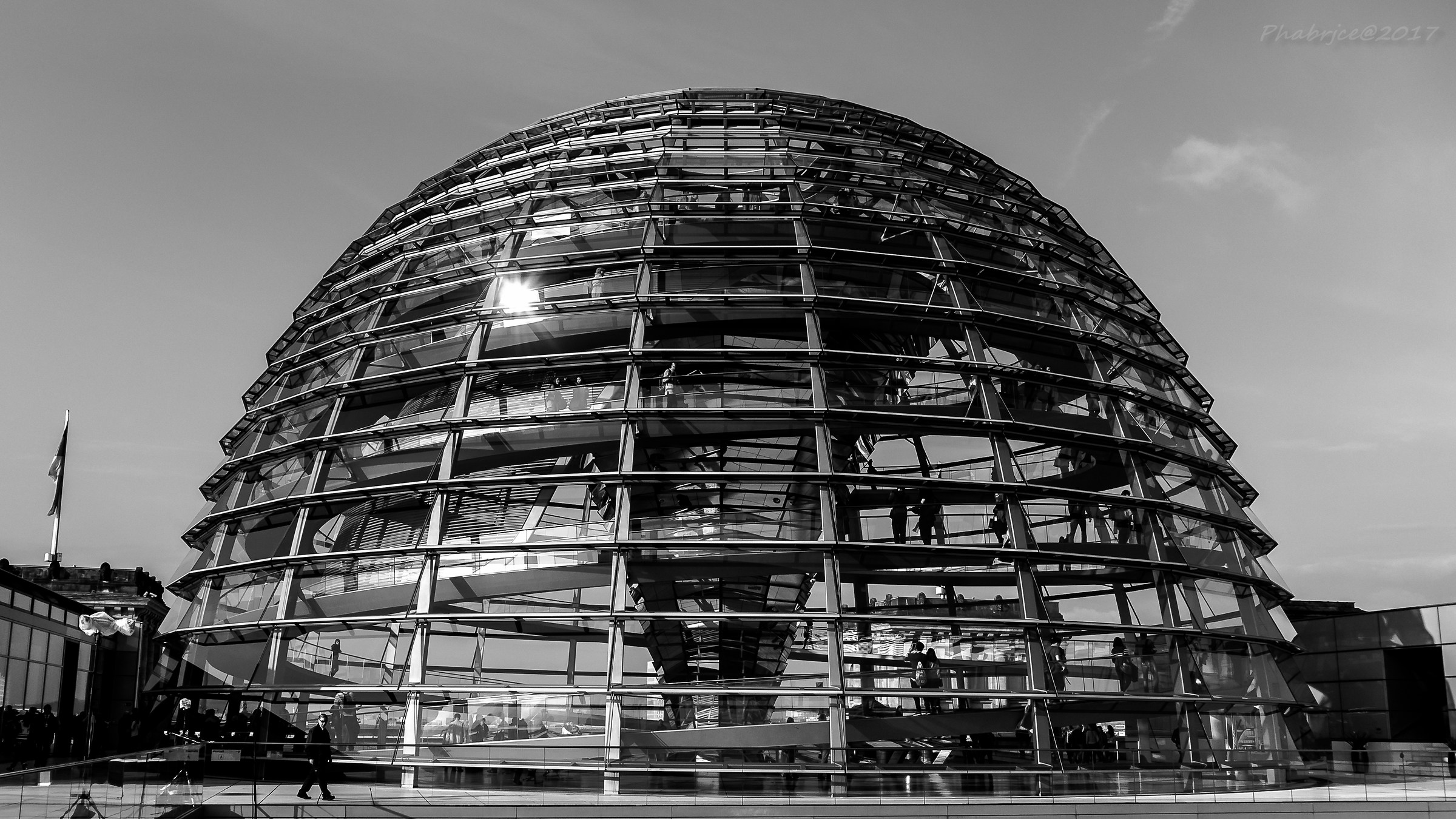 Modern domes: the Reichstag...