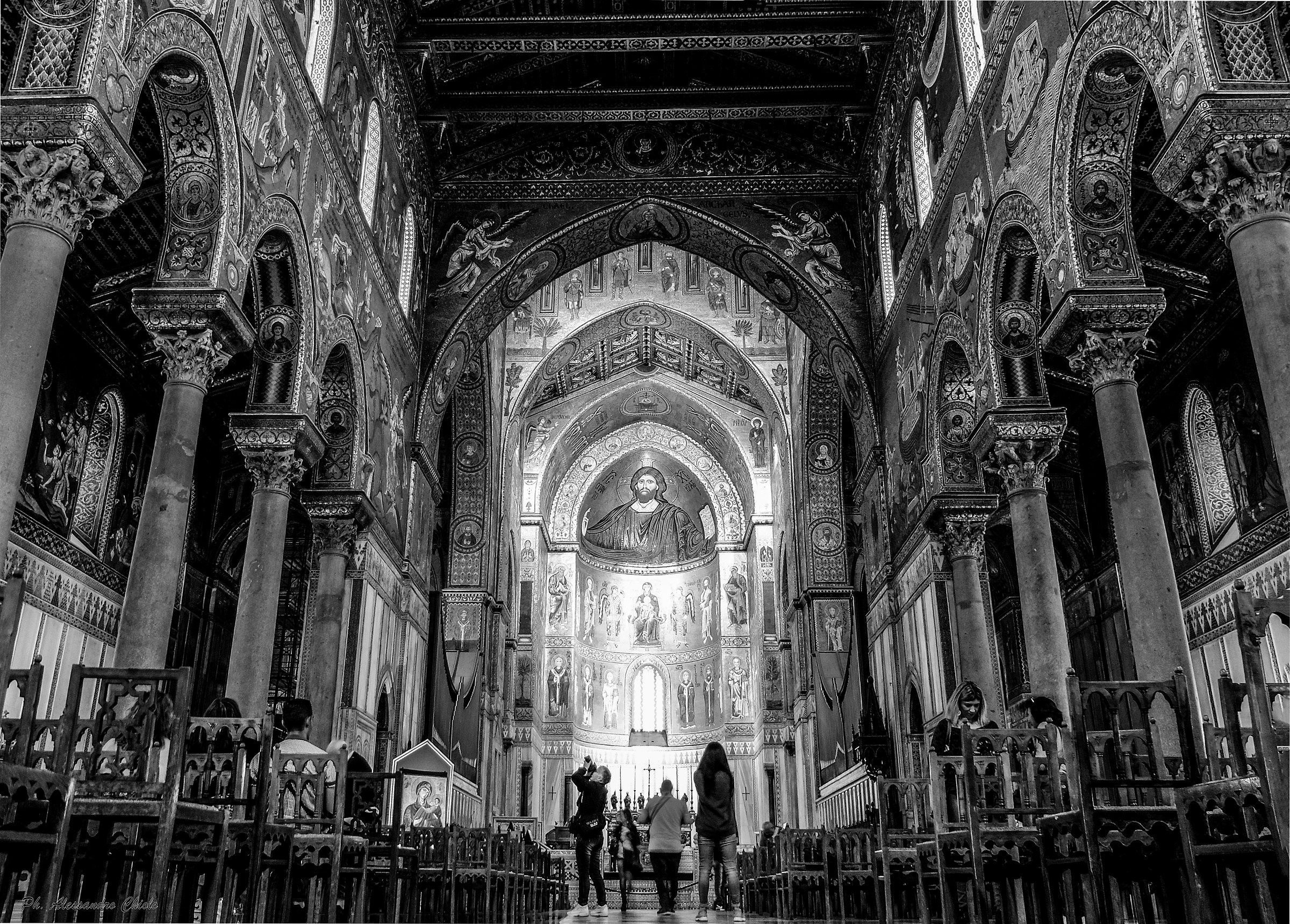 Interior of the Cathedral of Monreale (pa)...