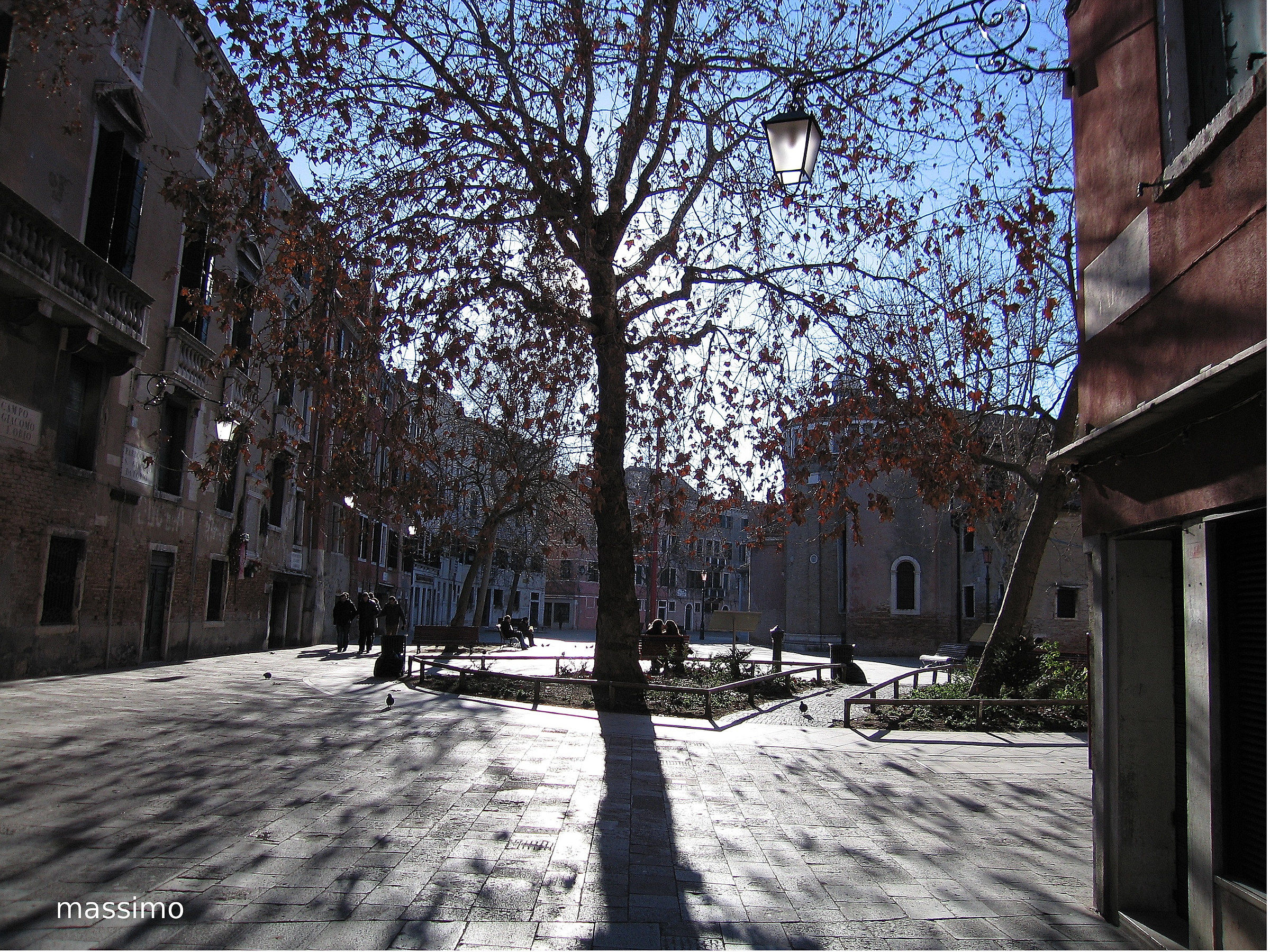 Campo San Giacomo dall'Orio, Venice, winter sun...